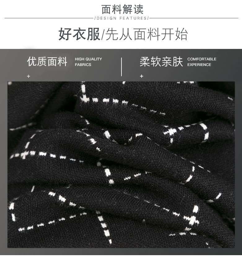 가을 겨울철 프랑스식 작은 샤넬 스타일 라운드 넥 니트 여성 드레스 ol 출퇴근 중간 길이 허리 수축 슬림해 보이는 인사이드 가져 가라. 치마 상세 이미지 8
