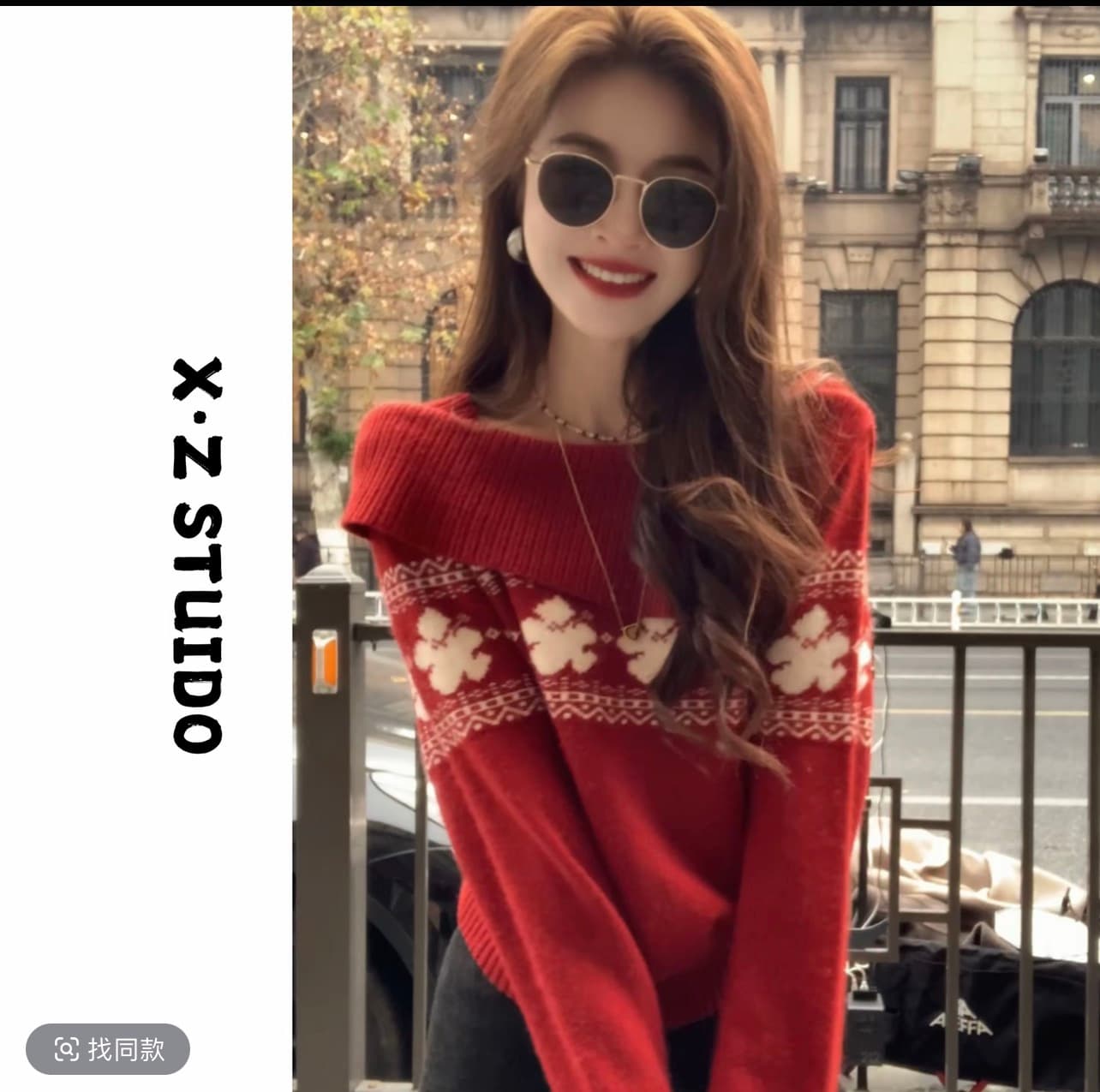 그리스어 프레임 A x.zhen2026 새로운 외국 가스 Chic 고유 한 작은 맨위 고급 센스 치마 미니 스커트 가을 겨울 이미지 4