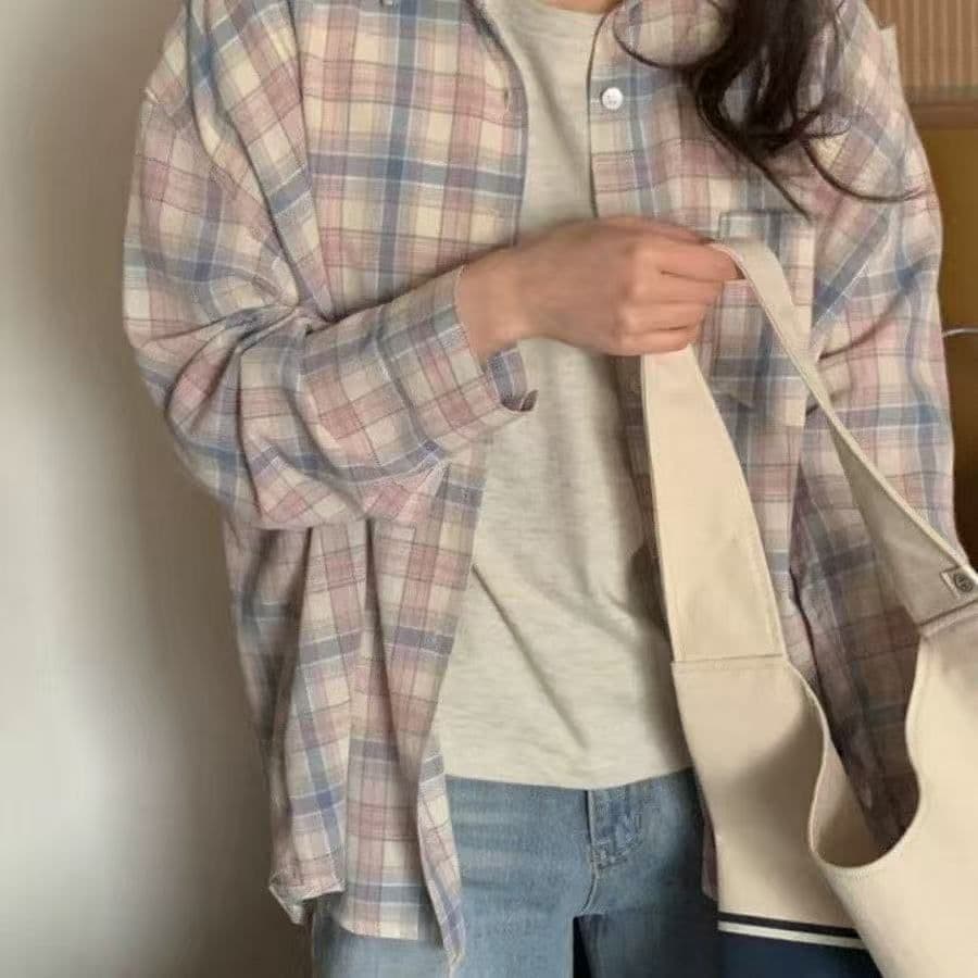 패션 새로운 캐주얼 루즈핏 여름 얇은 스타일 긴팔 셔츠 오픈 가디건 맨위 자외선 차단 재킷 상세 이미지 3
