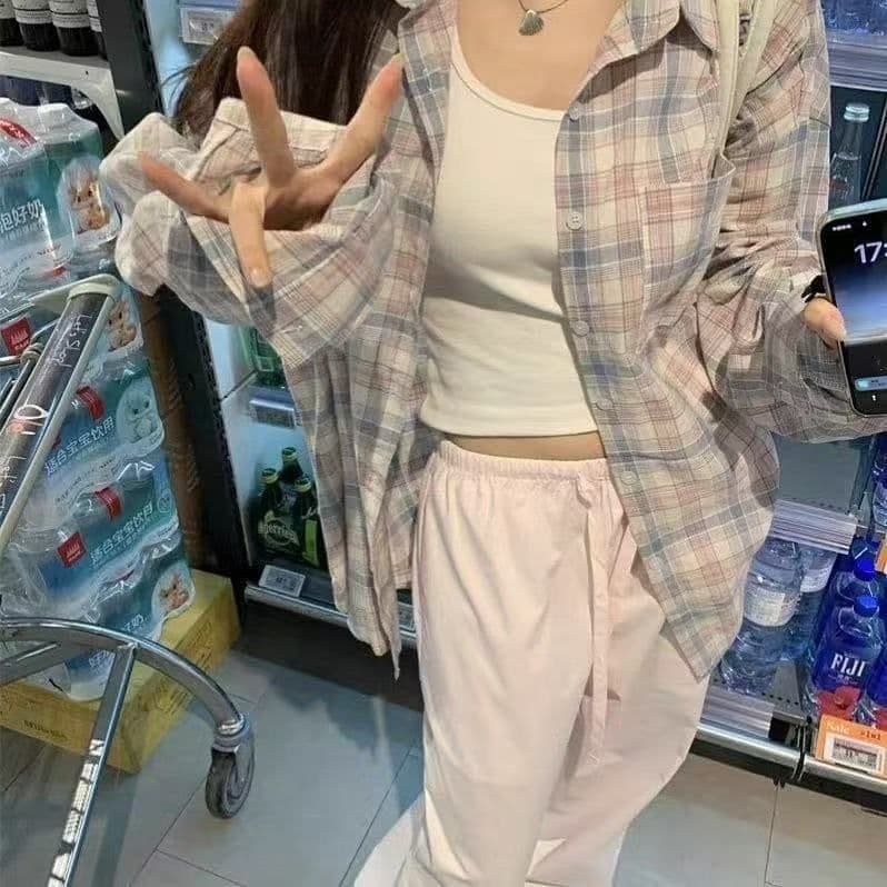 패션 새로운 캐주얼 루즈핏 여름 얇은 스타일 긴팔 셔츠 오픈 가디건 맨위 자외선 차단 재킷 상세 이미지 9