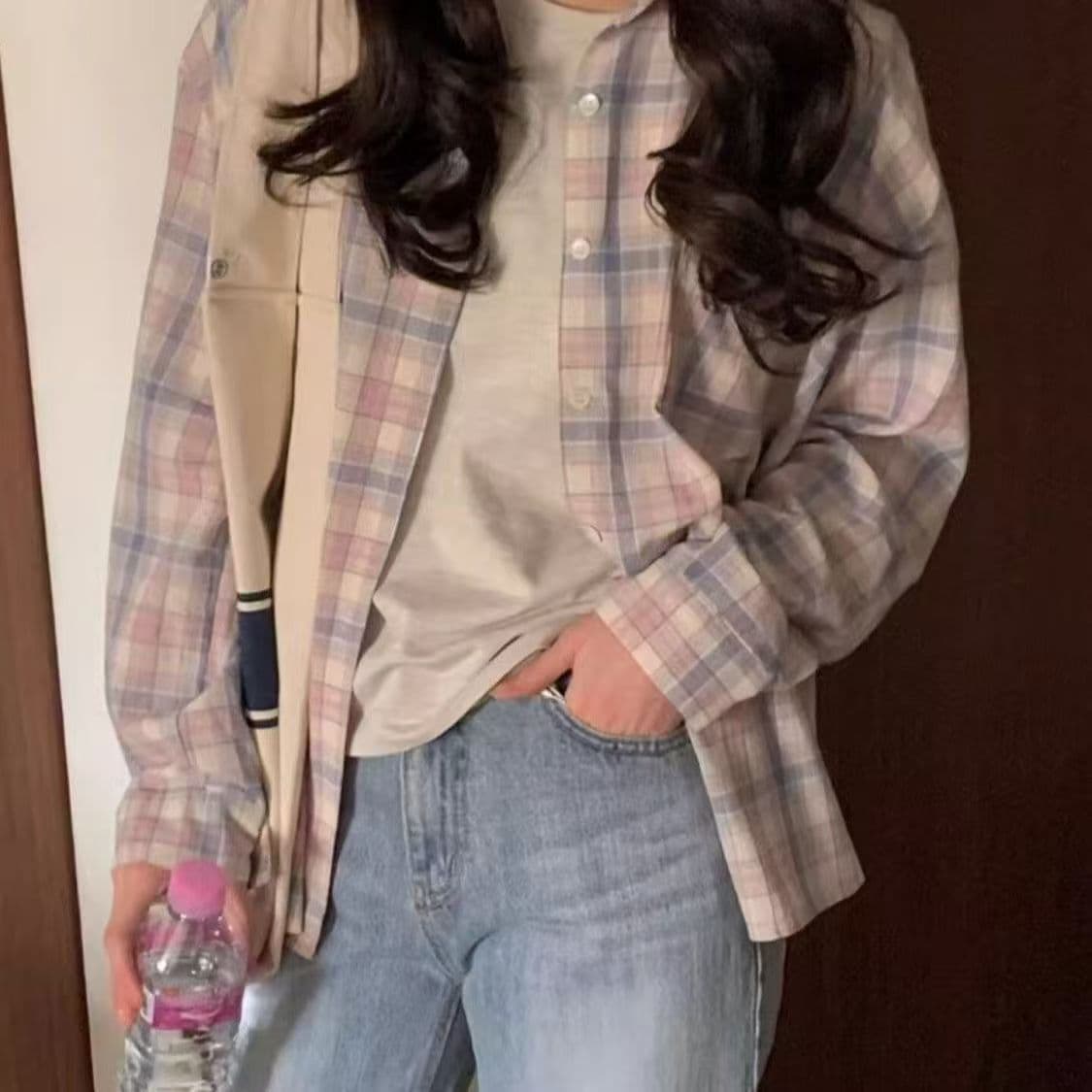 패션 새로운 캐주얼 루즈핏 여름 얇은 스타일 긴팔 셔츠 오픈 가디건 맨위 자외선 차단 재킷 상세 이미지 25