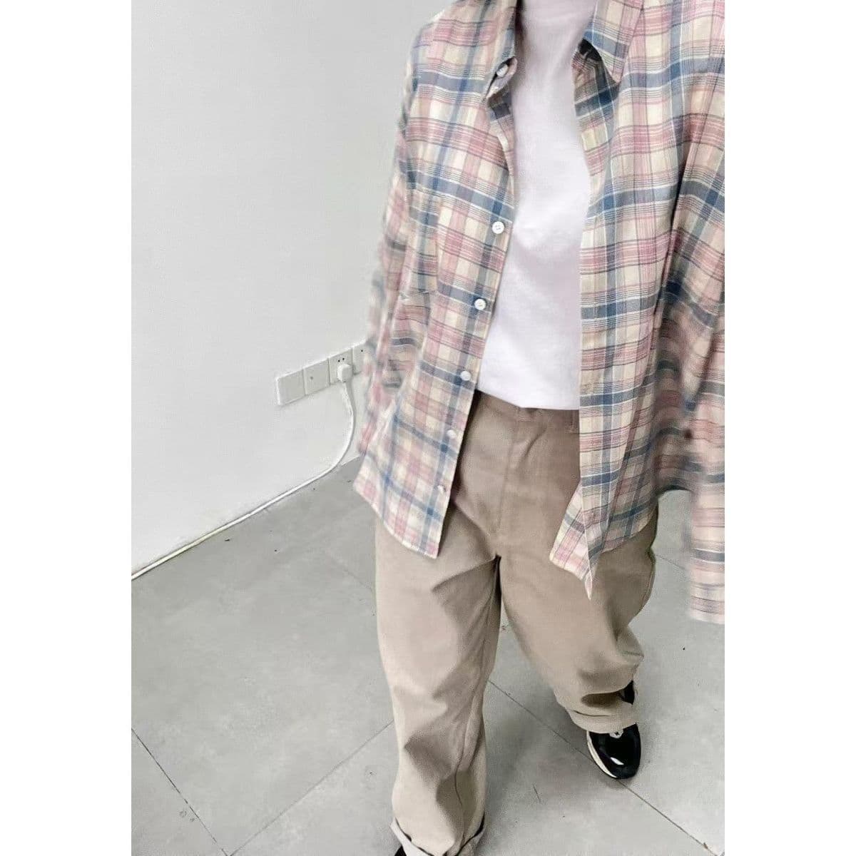 패션 새로운 캐주얼 루즈핏 여름 얇은 스타일 긴팔 셔츠 오픈 가디건 맨위 자외선 차단 재킷 상세 이미지 31