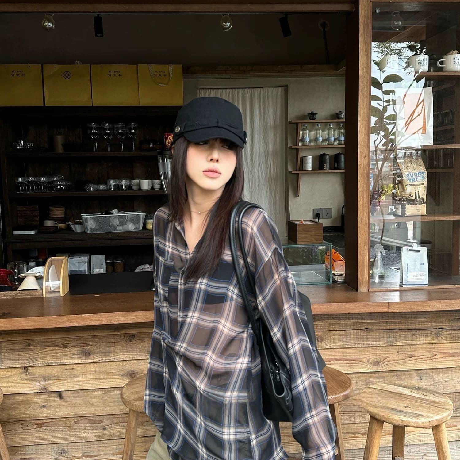 여름 새로운 한국 스타일 루즈핏 패션 얇은 스타일 슬림해 보이는 섹션 자외선 차단 카디건 코트 상세 이미지 28