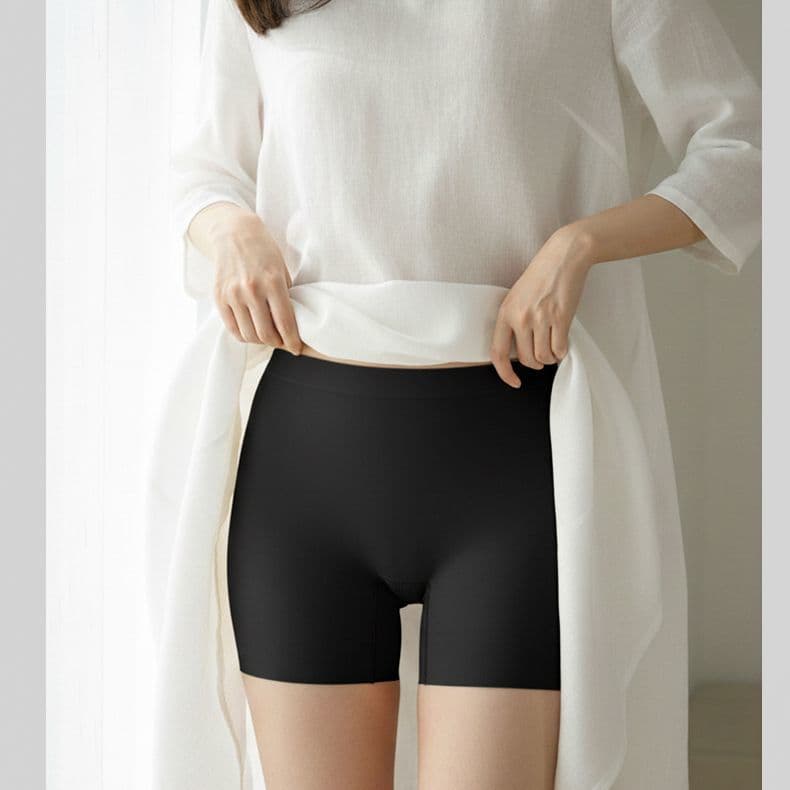 운동 없음 흔적 안전 반바지 얇은 스타일 얼음 실크 네 구석 팬티 만나는 노출 방지 여성 팬티 여름 상세 이미지 5