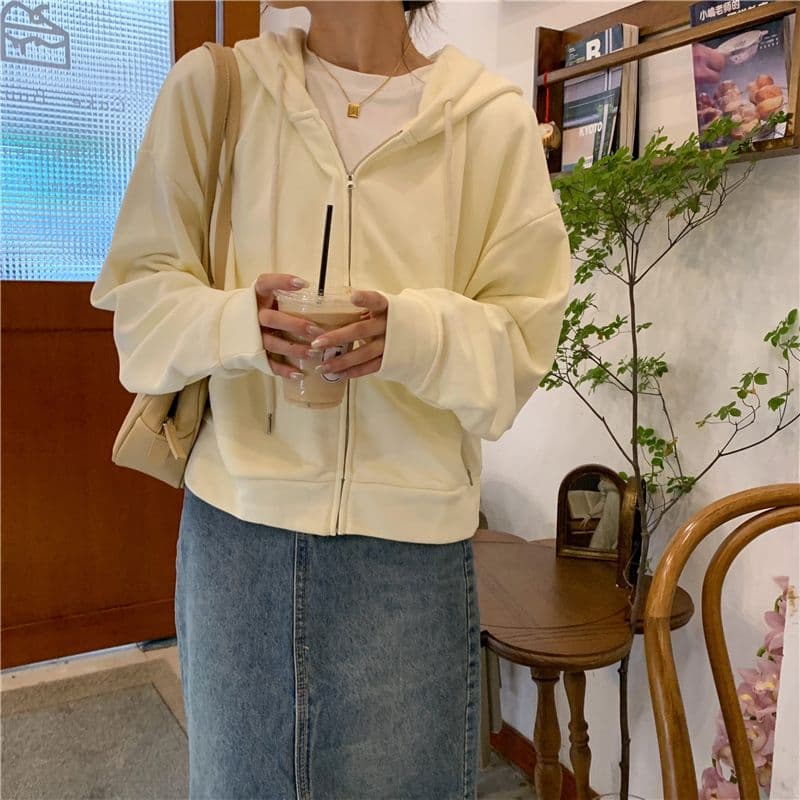 얇은 스타일 오픈 가디건 후드 티 스웨터 루즈핏 캐주얼 다용도 맨위 트렌드 상세 이미지 13