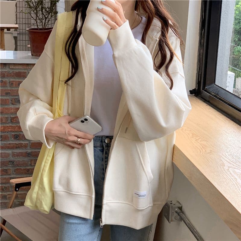 새로운 한국 스타일 학생 여성 의류 오픈 가디건 작은 외투 루즈핏 맨위 상세 이미지 25