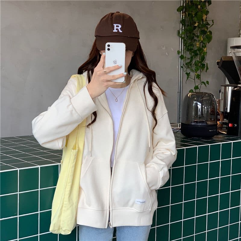 새로운 한국 스타일 학생 여성 의류 오픈 가디건 작은 외투 루즈핏 맨위 상세 이미지 35