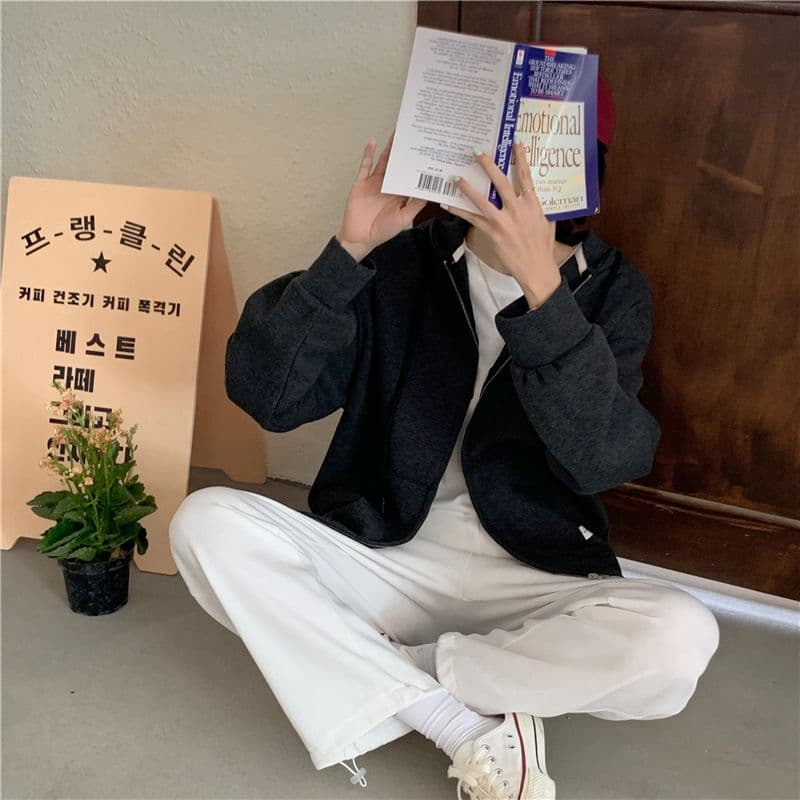 새로운 한국 스타일 학생 여성 의류 오픈 가디건 작은 외투 루즈핏 맨위 상세 이미지 45