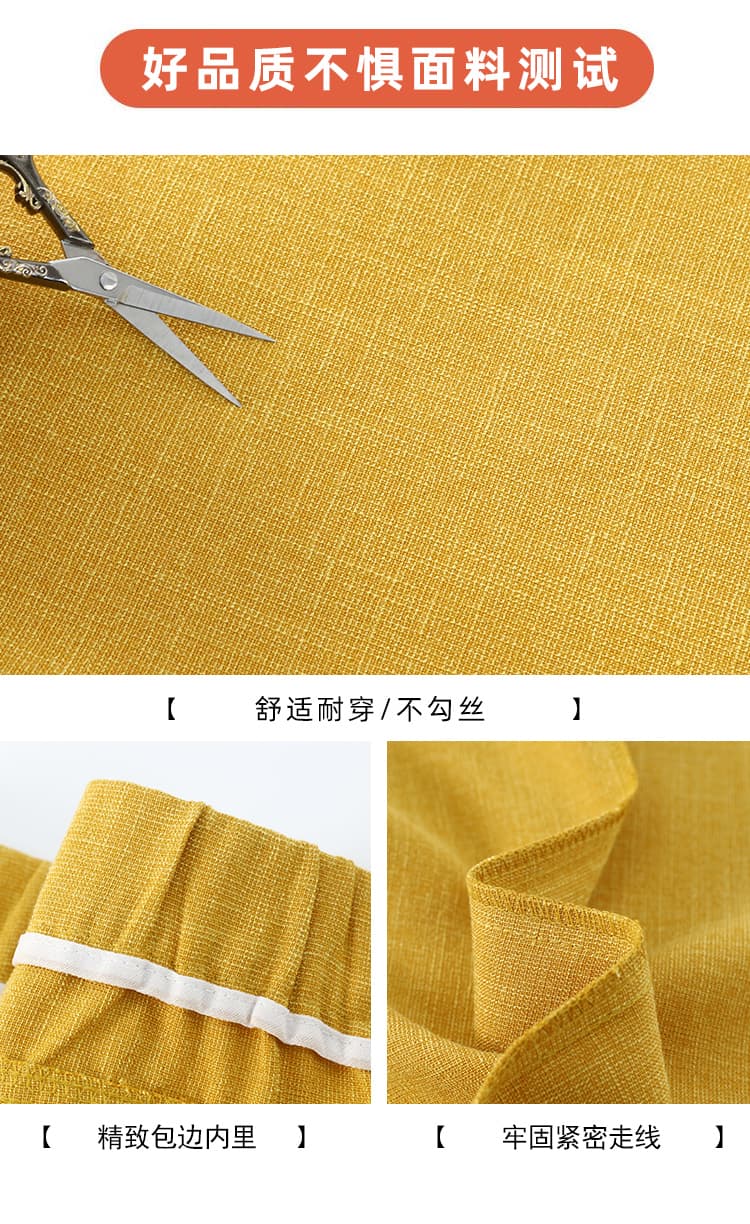 고급 회색 주간 실크 아마 홀치기 염색 정장 와이드 레깅스 바지 여름 하이웨이스트 슬림해 보이는 도루 센스 면 린넨 캐주얼 스트레이트 팬츠 상세 이미지 17