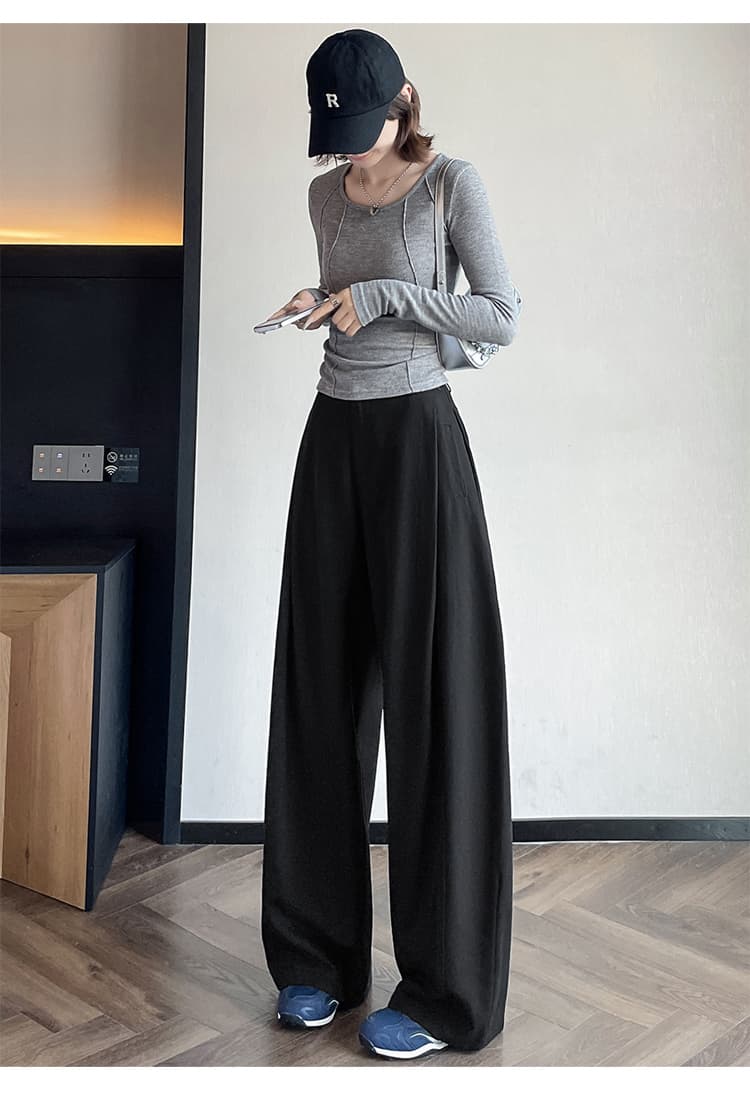 가을 새로운 2026 업그레이드 된 버전 풍선 바지 패션 다용도 통기성 오래된 돈 바람 이전 중 압력 라인 캐주얼 바지 상세 이미지 49