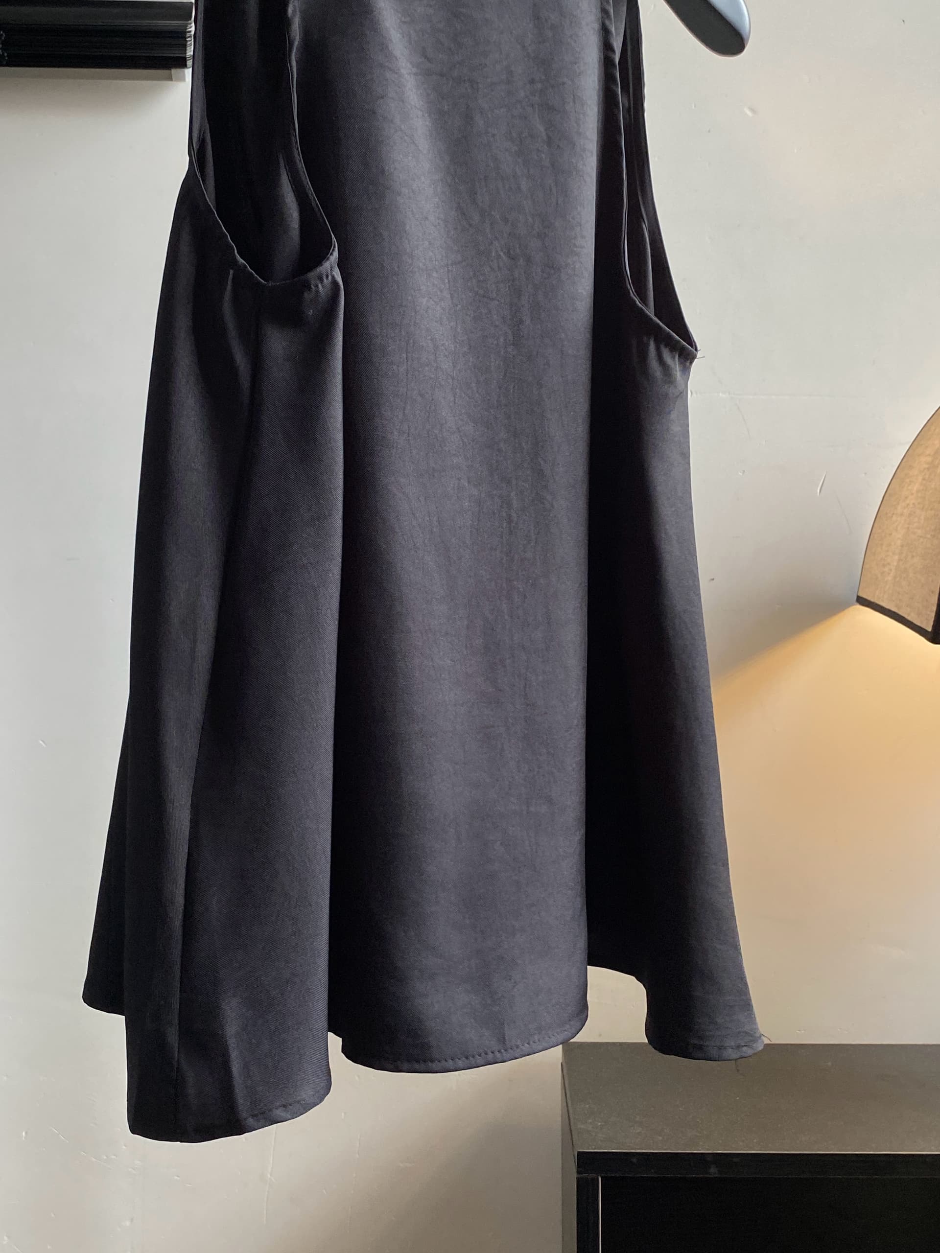 skk store 블랙 표준 검은 백조 세트 그룹 일본 가져 오기 미쓰비시 세 아세트산 조끼 작은 셔츠 상세 이미지 5