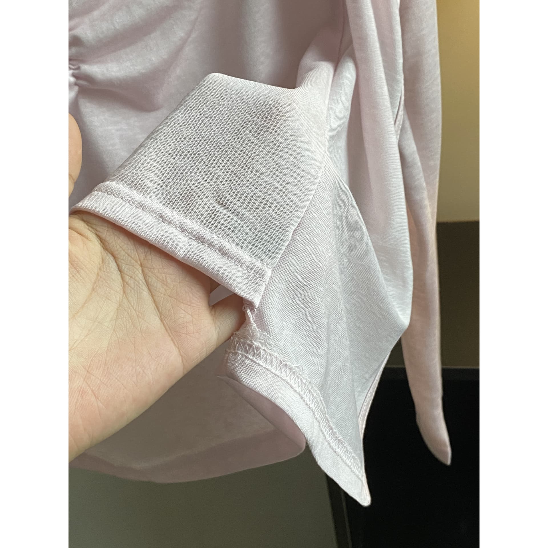 밤나무 코코아 bankelili soft summer 32 일 실크 순수한 욕망 페이크 레이어드 슬립 오픈 가디건 맨위 여성 이미지 6
