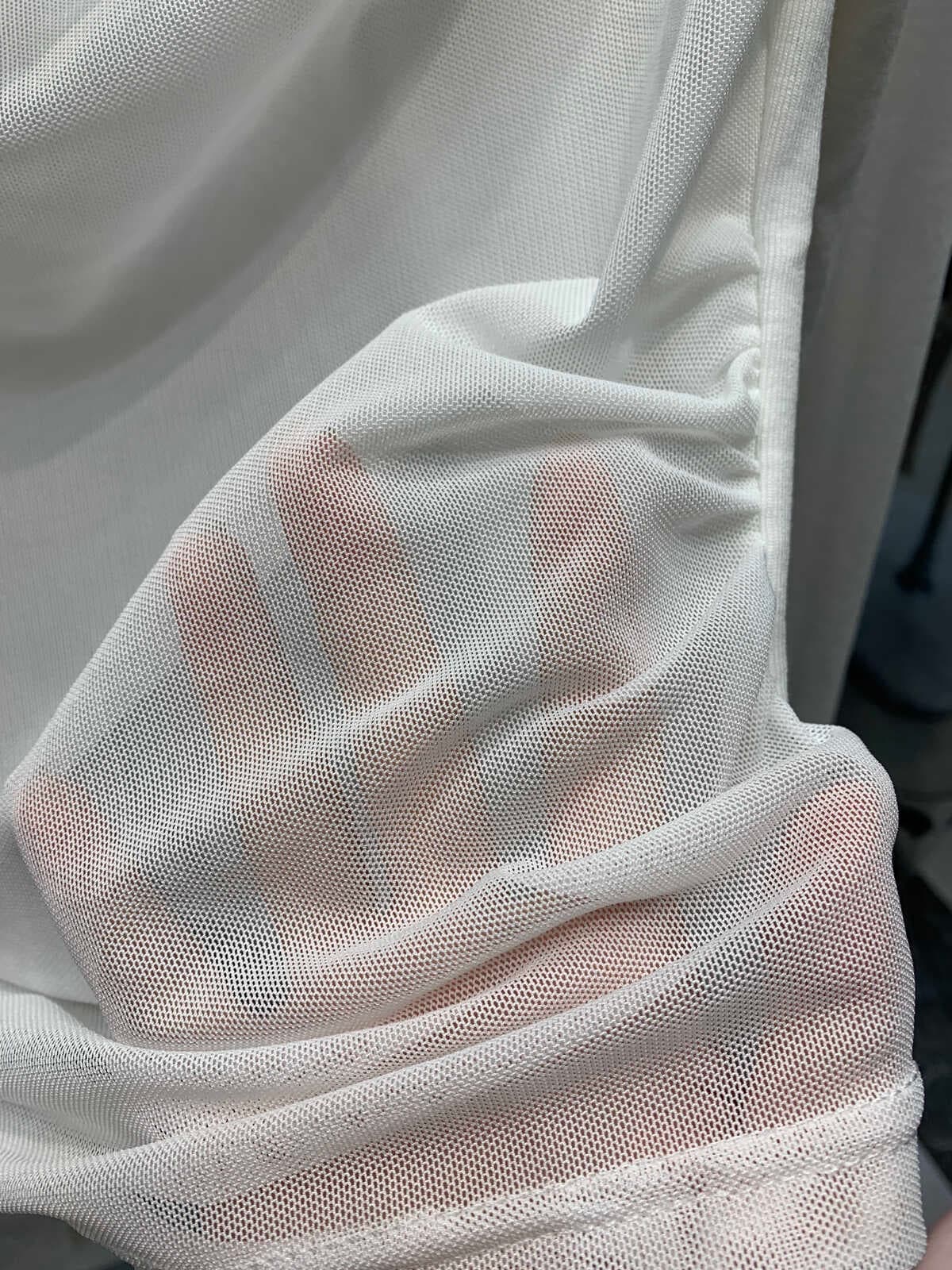 디자인 센스 화이트 품격 주름 캐주얼 긴팔 티셔츠 여성 여름 몸매 가꾸기 라운드 넥 다용도 맨위 상세 이미지 7