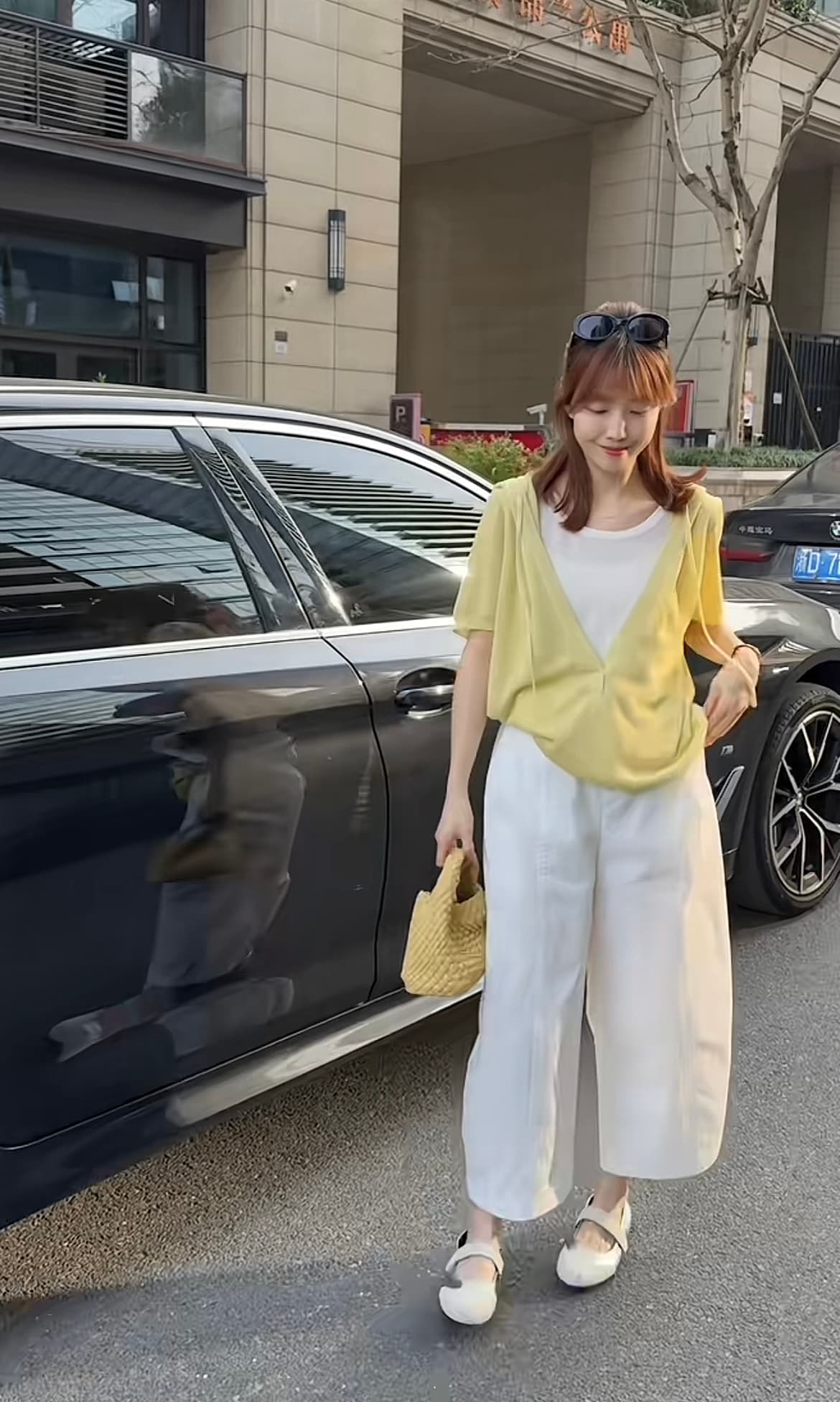 흔들어서 톤 폭발 디자인 센스 페이크 레이어드 맨위 캐주얼 다용도 바지 세트 이미지 3