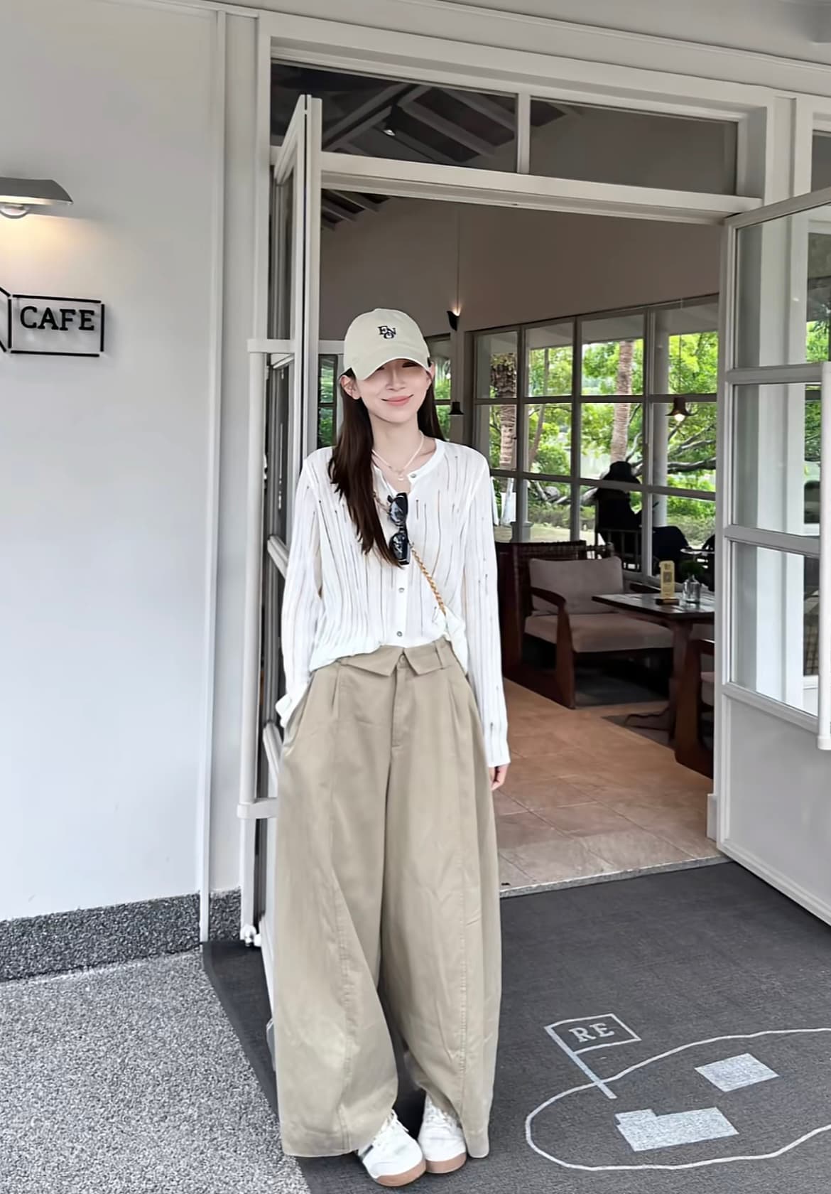 수 있습니다. 아이 캐주얼 다용도 홀로우 아웃 오픈 가디건 바지 세트 상세 이미지 1