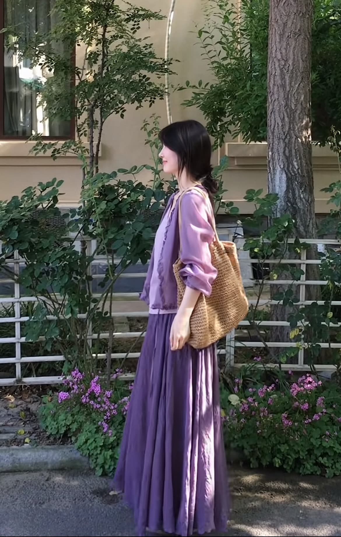 이른 가을 한 스타일 분위기 센스 착용 가져 가라. 여성 연령 감소 자외선 차단 플러스 한 부서 슬립 하이웨이스트 아름다운 반신 치마 세트 상세 이미지 2