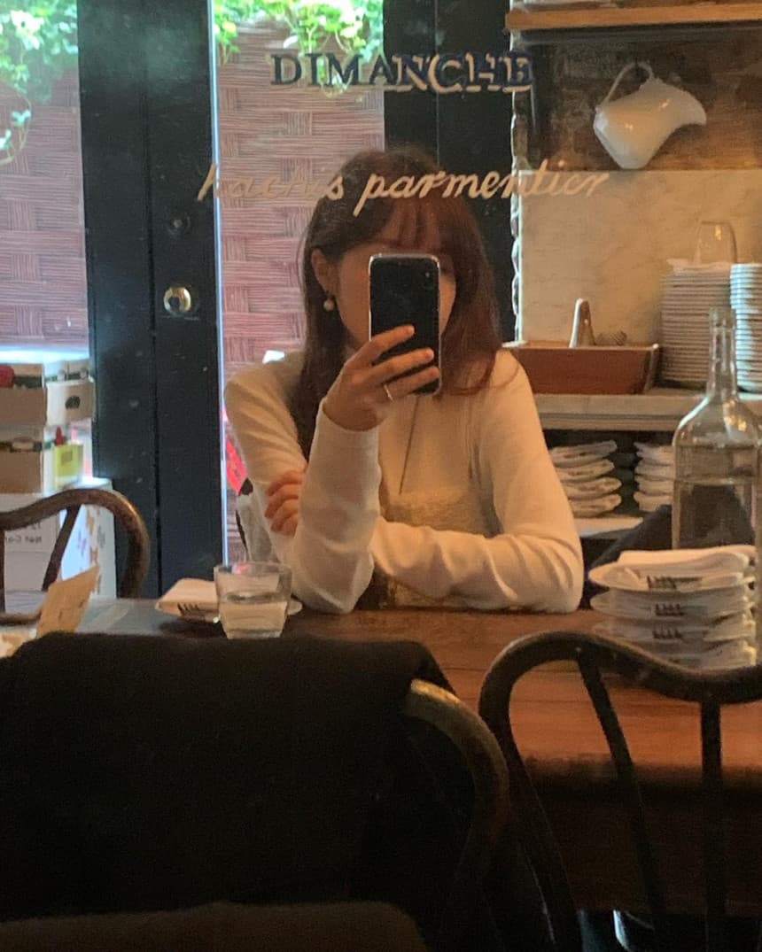 지금 한국 동대문 외국 가스 작은 대중 디자인 센스 부드러운 품격 모피 스택 착용 양털 캐미솔 상세 이미지 7