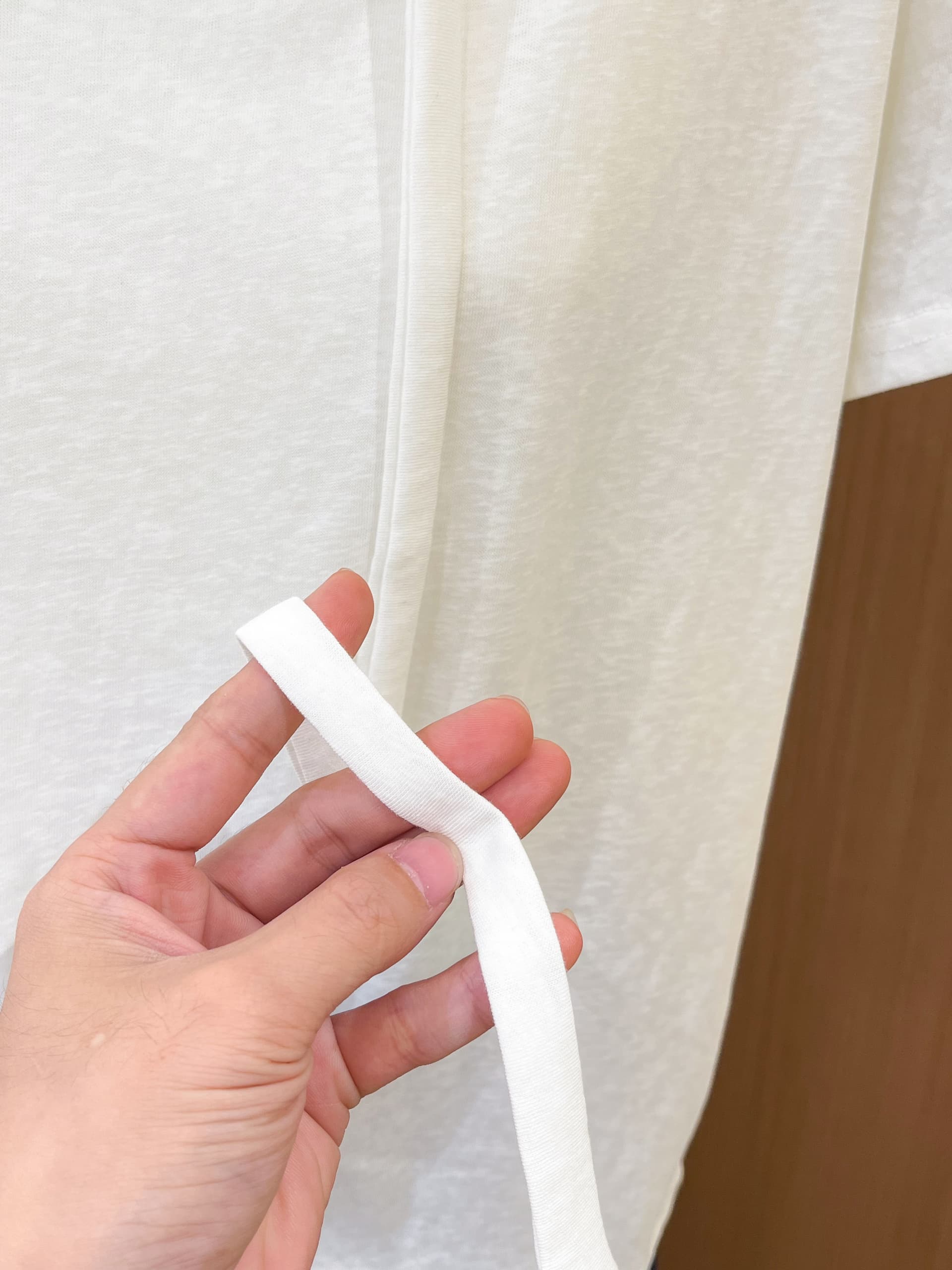 실사 반팔 티셔츠 여성 여름 새로운 라운드 넥 풀오버 다용도 슬림해 보이는 얇은 스타일 긍정적 인 어깨 캐주얼 맨위 상세 이미지 6