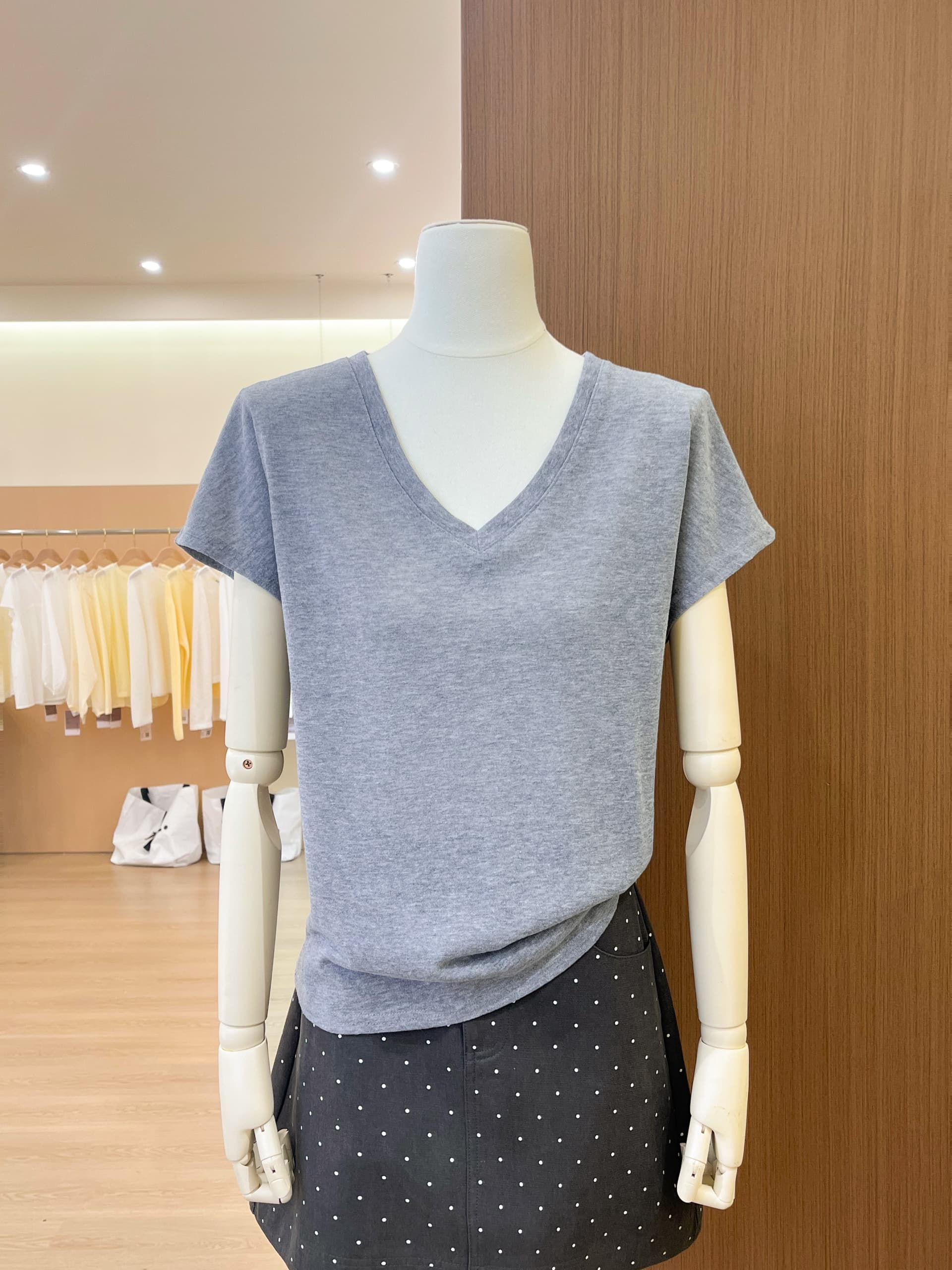 실사 뒤로 홀로우 아웃 레이스 반팔 티셔츠 여성 긍정적 인 어깨 여름 얇은 아름다운 여름 ootd 착용 가져 가라. 작은 맨위 상세 이미지 3
