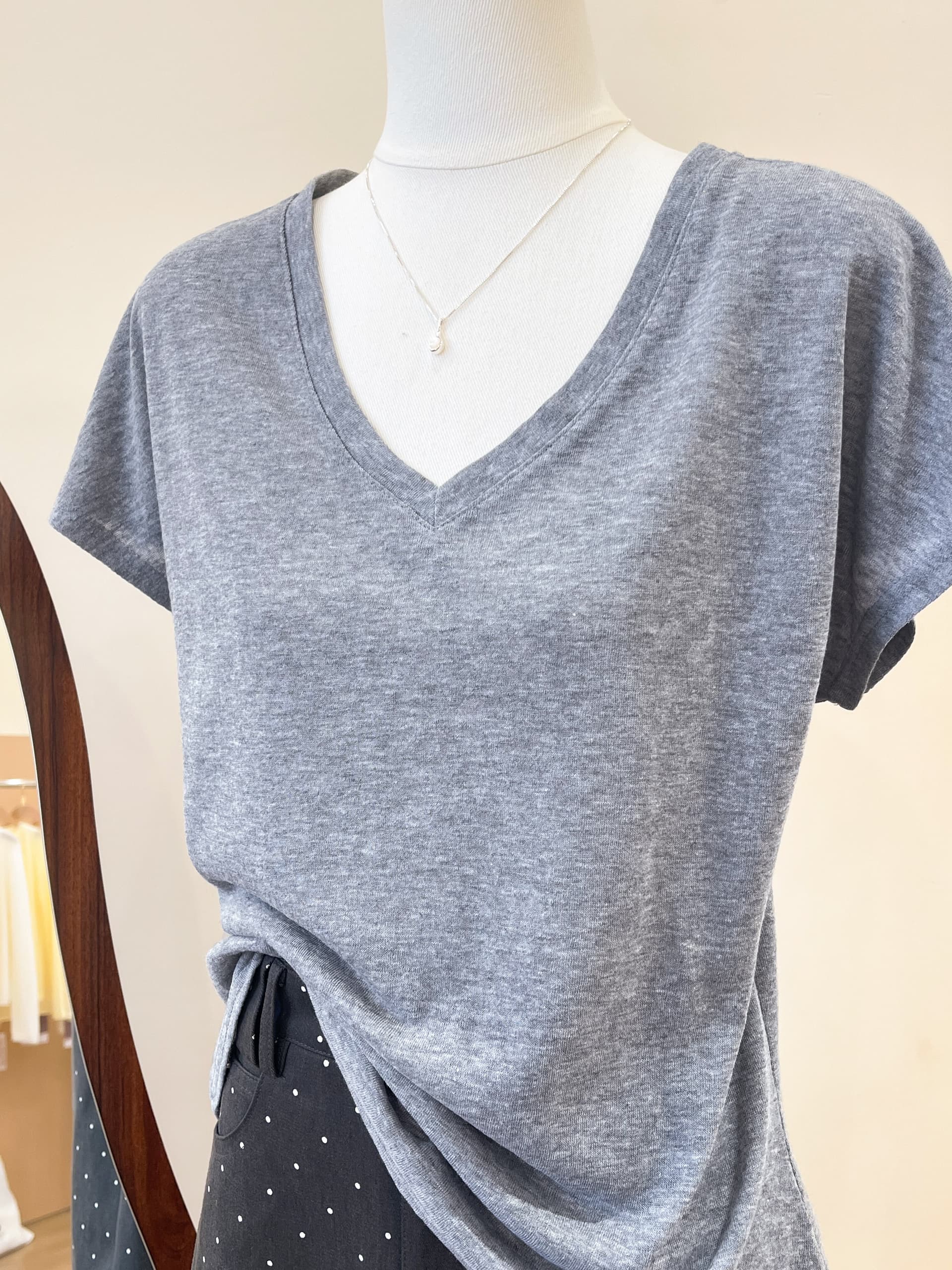 실사 뒤로 홀로우 아웃 레이스 반팔 티셔츠 여성 긍정적 인 어깨 여름 얇은 아름다운 여름 ootd 착용 가져 가라. 작은 맨위 상세 이미지 7
