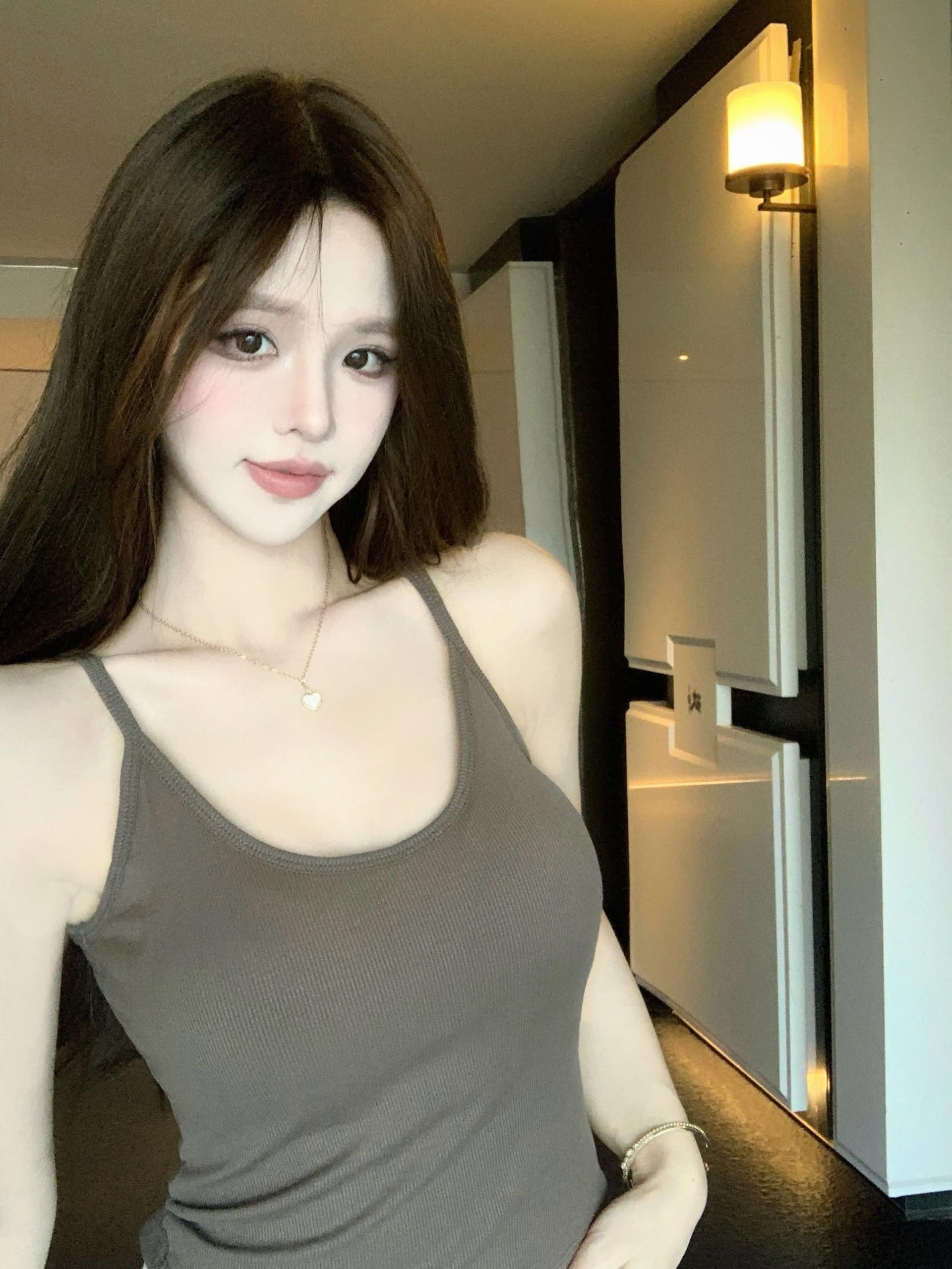 실사 정가 캐미솔 몸매 가꾸기 아름다움 뒤로 상세 이미지 26