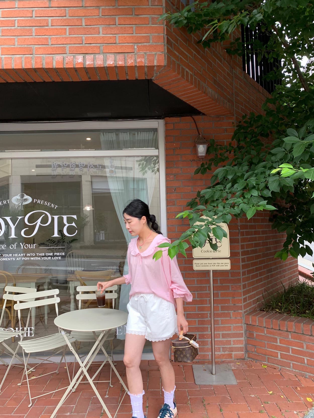 지금 이른 봄 연령 감소 베이비 칼라 품격 캐주얼 셔츠 상세 이미지 12