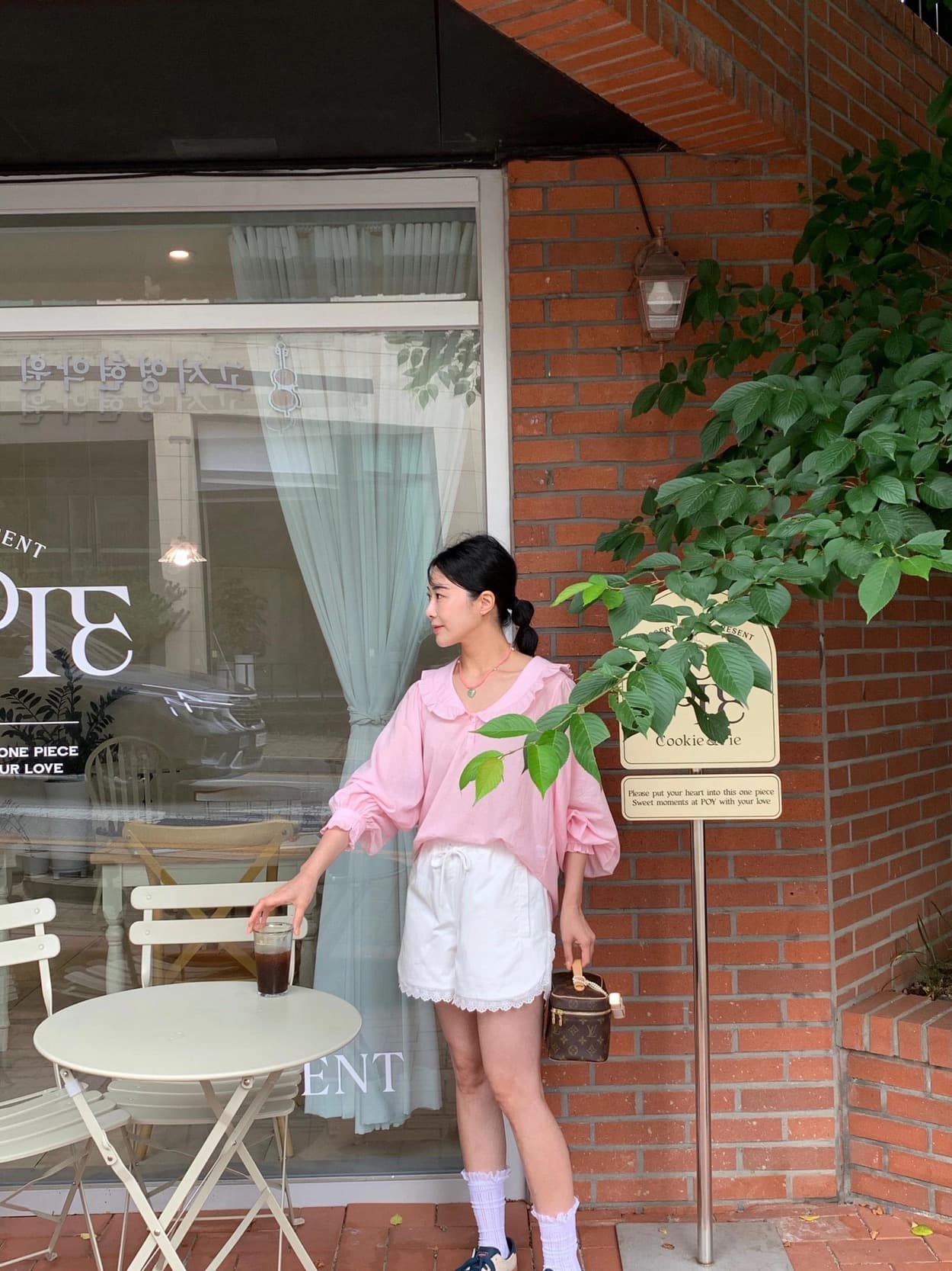 지금 이른 봄 연령 감소 베이비 칼라 품격 캐주얼 셔츠 상세 이미지 17