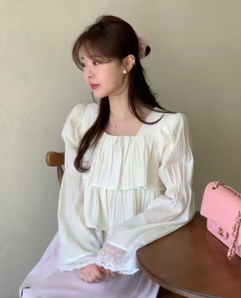 지금 품격 광장 칼라 레이스 패치워크 다용도 맨위 상세 이미지 10