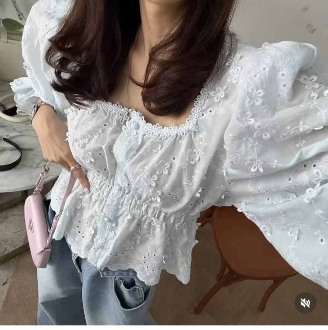 지금 이른 봄 연령 감소 달콤함 품격 다용도 셔츠 이미지 2