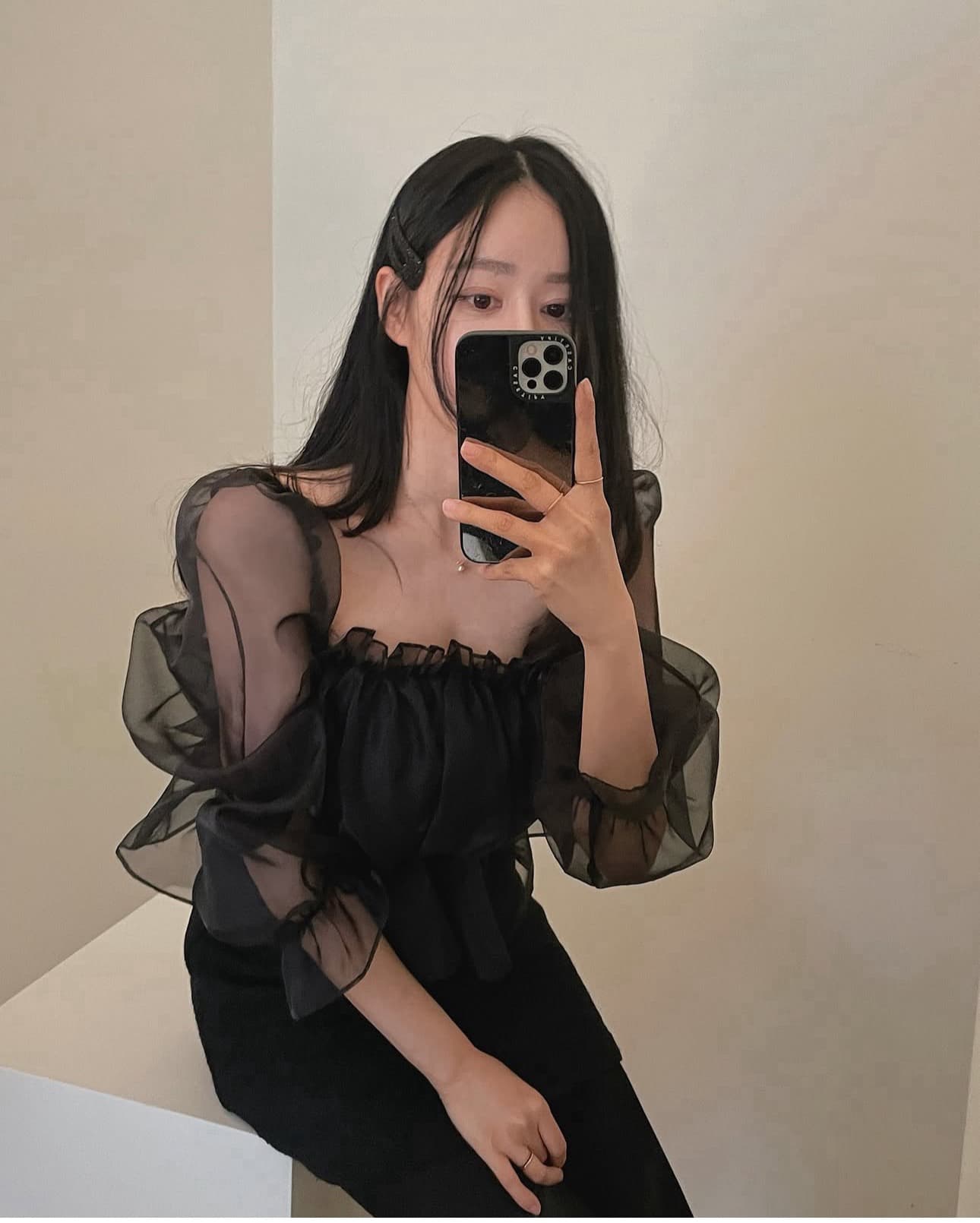 재고 있음 작은 대중 프랑스식 달콤함 품격 다용도 맨위 이미지 3