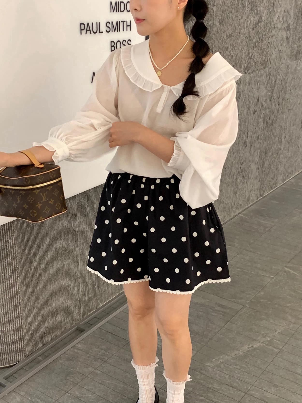 재고 있음 연령 감소 베이비 칼라 다용도 맨위 이미지 4