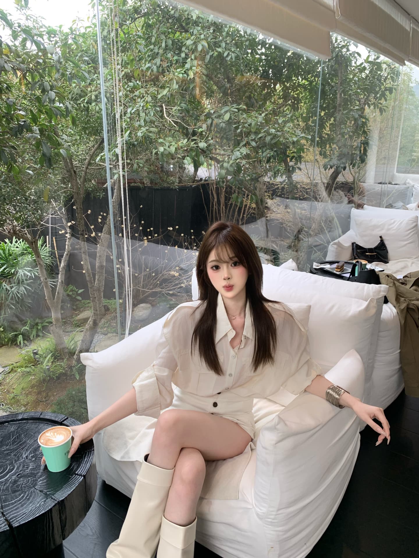 실사 정가 프랑스식 사소한 Chic 맨위 디자인 센스 셔츠 상세 이미지 7
