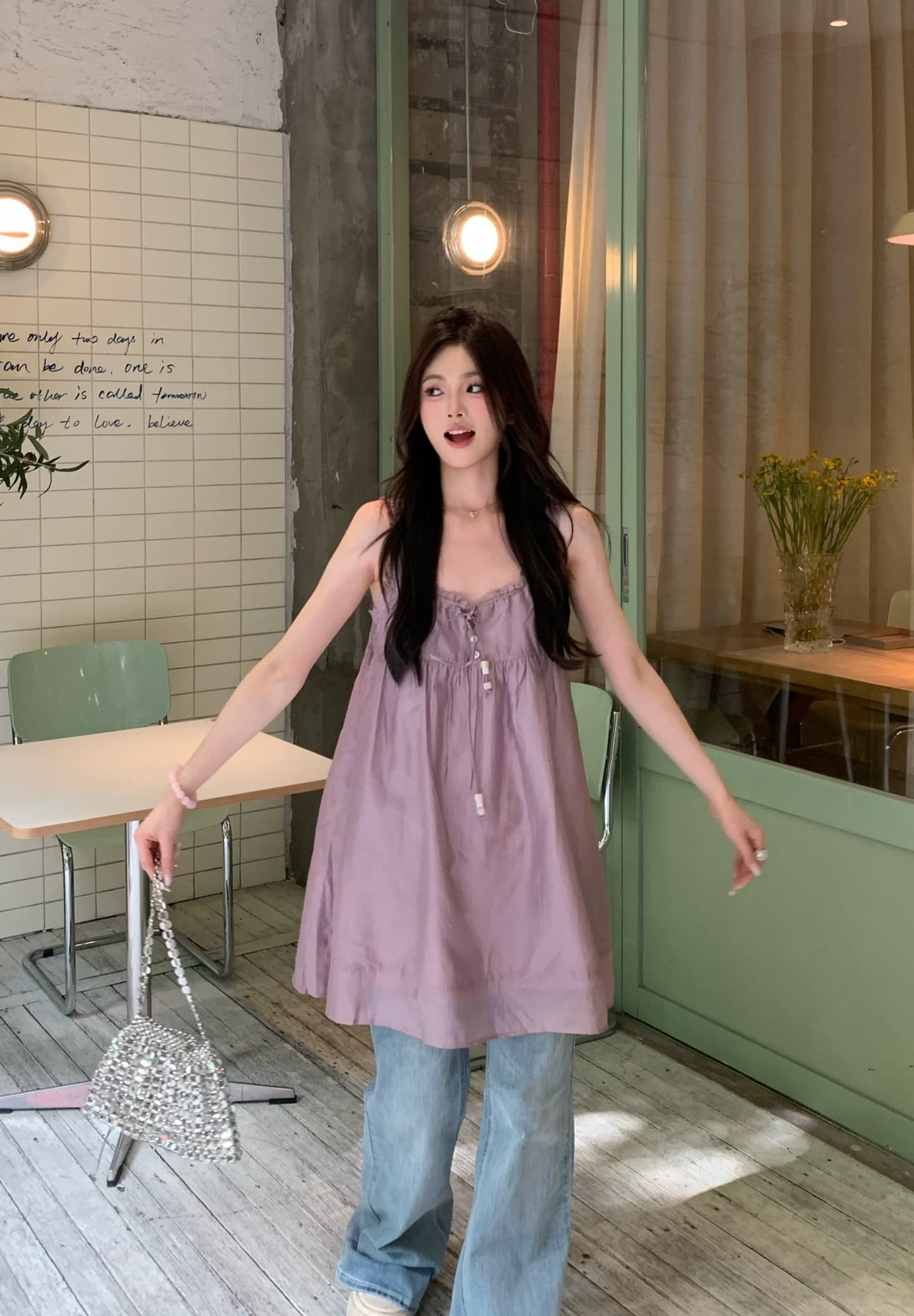실사 정가 달콤함 레이스 조끼 인형 치마 상세 이미지 3