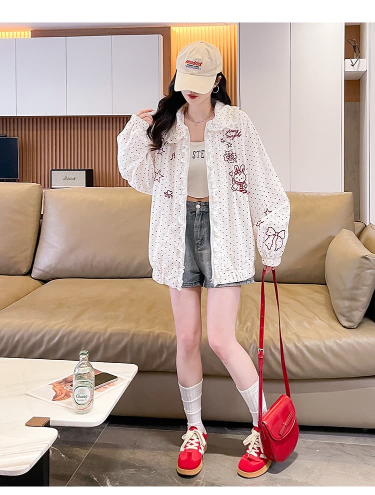 실사 2026 가을 새로운 달콤함 학원 한국 스타일 h 종류 코듀로이 야구 유니폼 연령 감소 다용도 루즈핏 재킷 트렌디 상세 이미지 23