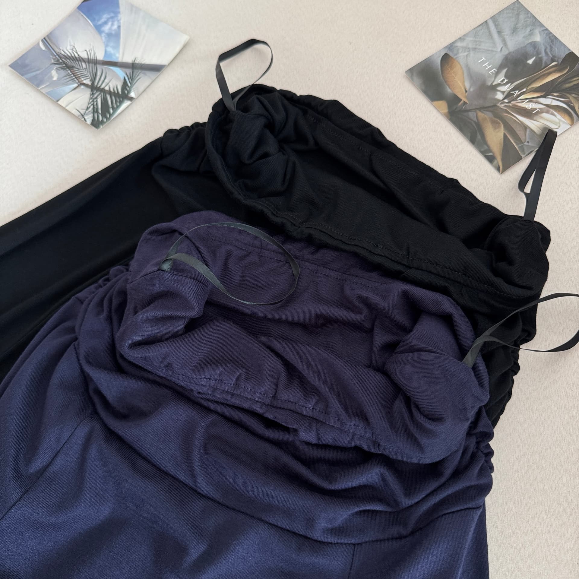 안녕하세요. 팬 팬 도루 센스 breathing 캐주얼 기초 조끼 세트 허리 Pleat 금액 표지 고기 길다 반 스커트 상세 이미지 10