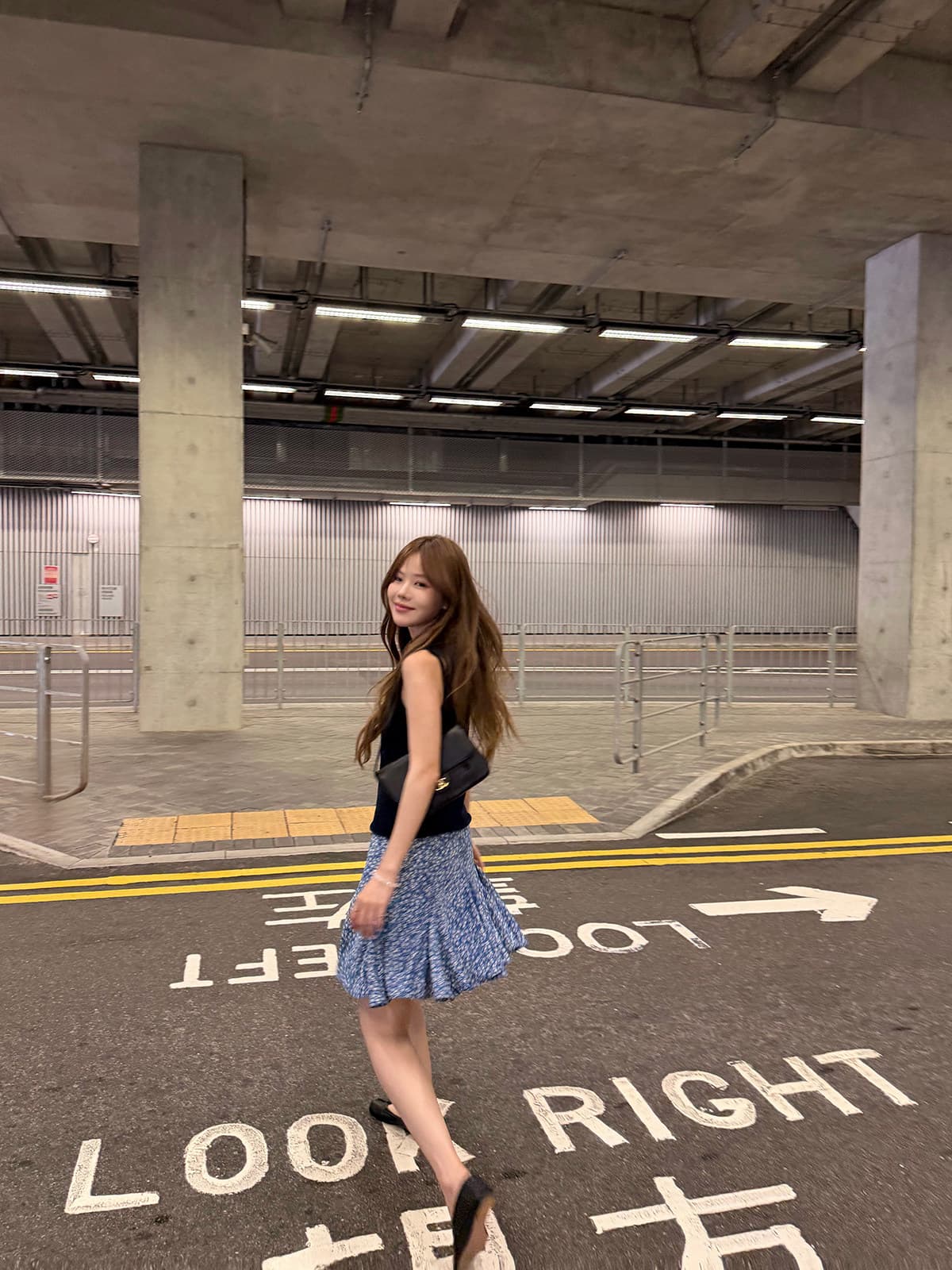 yookson 여름 섬 꽃 정보 소녀 가벼움 센스 레이스 쉬폰 스커트 꽃무늬 A라인 스커트 중간 스커트 슬림해 보이는 반신 스커트 상세 이미지 7