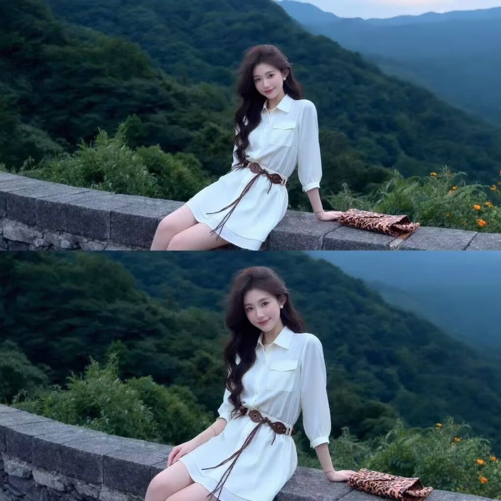 좋은 심장 비스킷 미니멀리즘 우아함 출퇴근 바람 폴로 칼라 셔츠 반팔 여성 드레스 허리 수축 경기 스카프 미니 스커트 상세 이미지 9