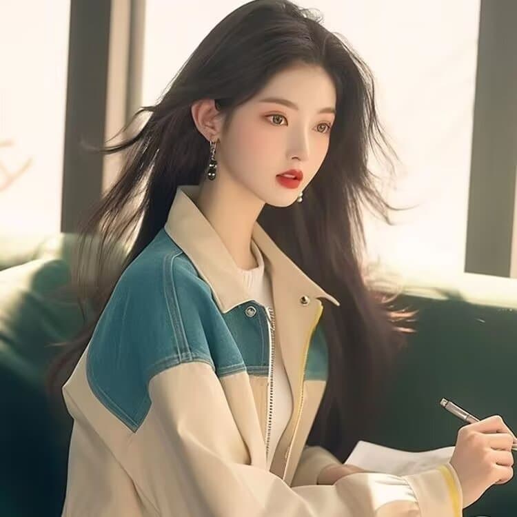 가을 2026 새로운 폭발 패션 외국 가스 한 부서 착용 가져 가라. 고급 센스 화이트 패치워크 폴로 칼라 긴팔 여성 코트 상세 이미지 4