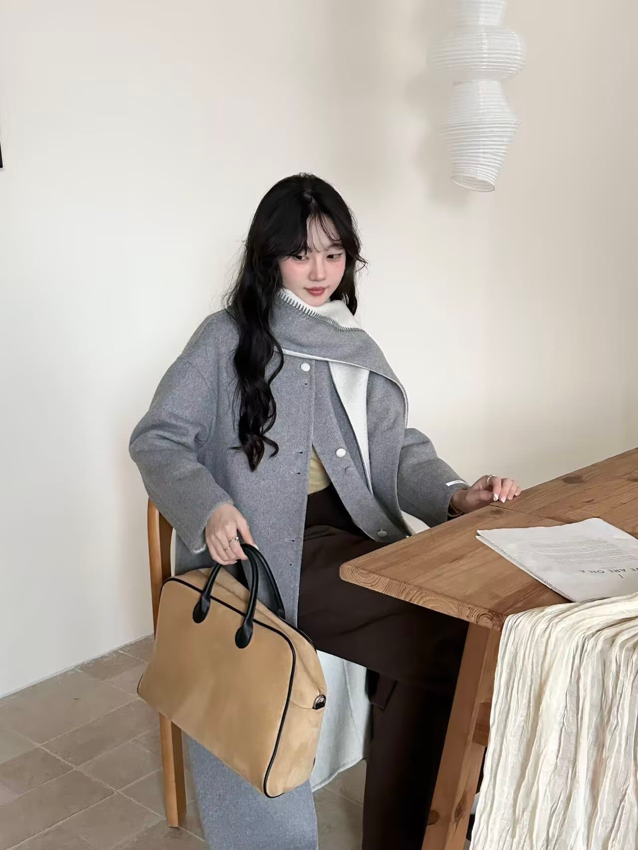 실사 고급 높은 품질 정통 양면 양모 코트 2026 겨울 새로운 상세 이미지 18