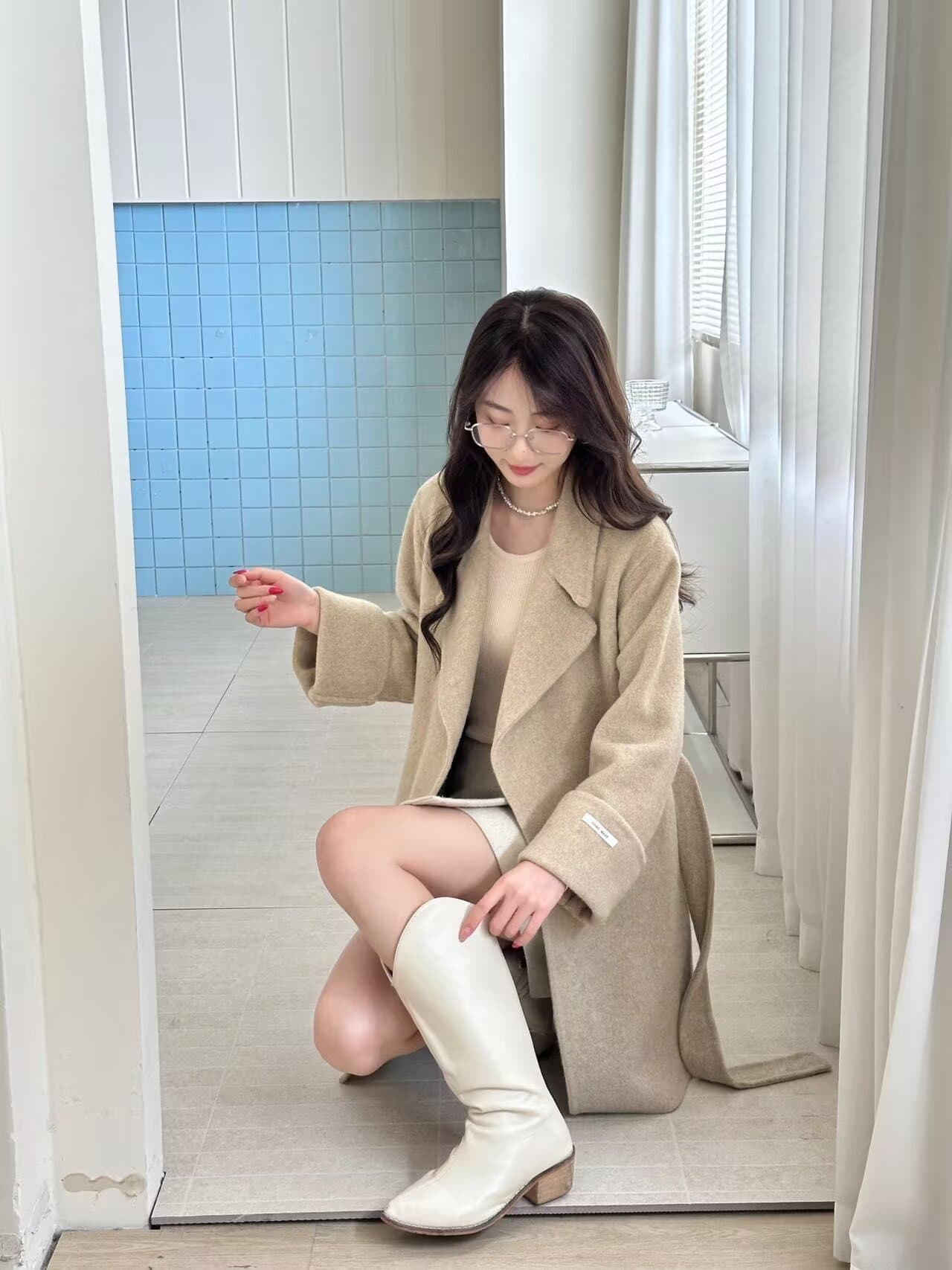 실사 고급 높은 품질 정통 양면 양모 코트 2026 겨울 새로운 상세 이미지 12