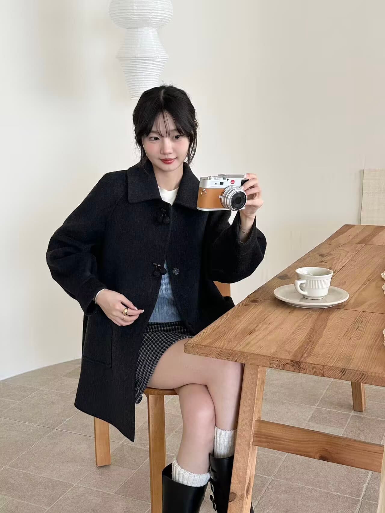 실사 고급 높은 품질 정통 양면 양모 코트 2026 겨울 새로운 상세 이미지 22