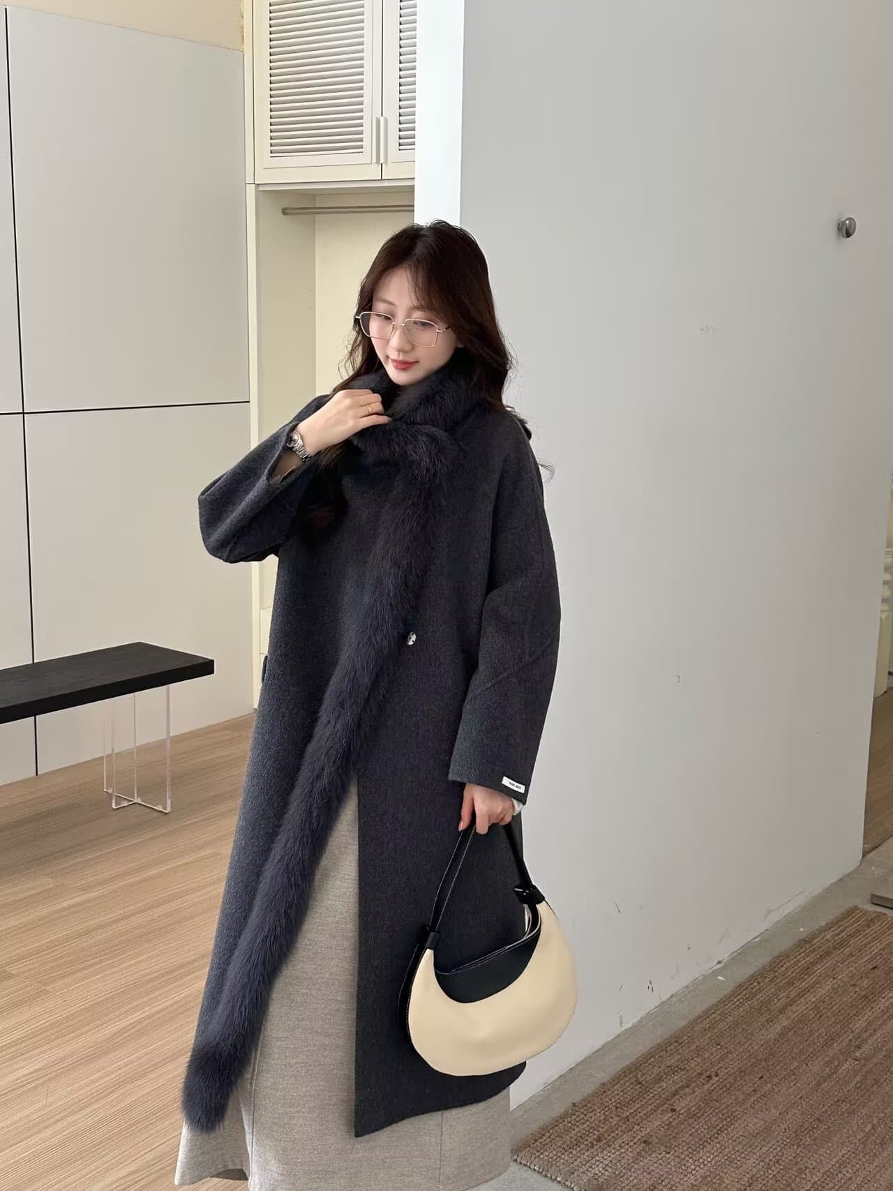 실사 고급 높은 품질 정통 양면 양모 코트 2026 겨울 새로운 상세 이미지 25