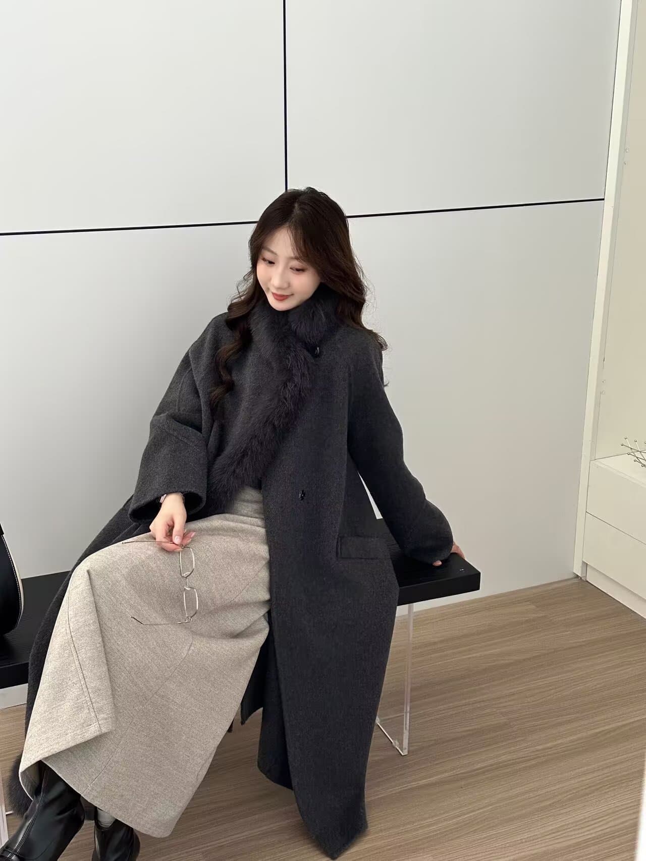실사 고급 높은 품질 정통 양면 양모 코트 2026 겨울 새로운 상세 이미지 28