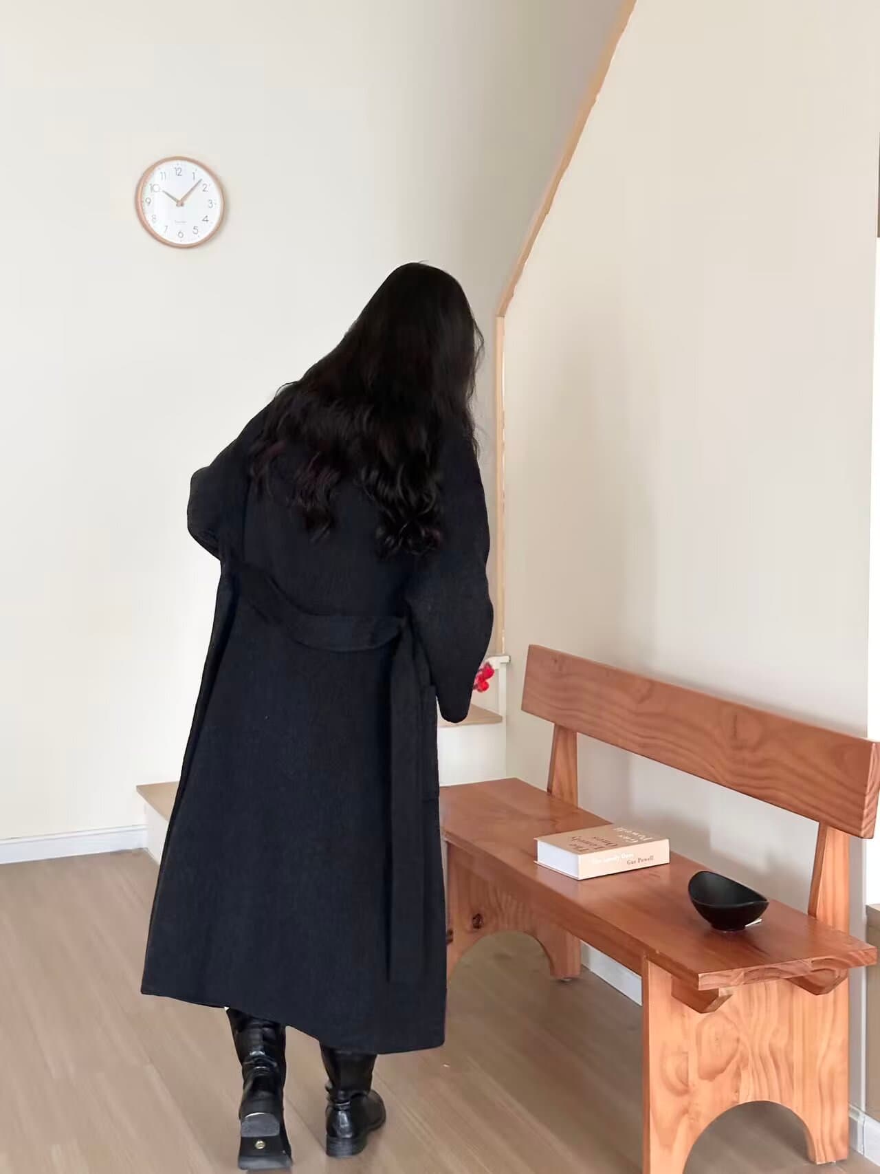 실사 고급 높은 품질 정통 양면 양모 코트 2026 겨울 새로운 상세 이미지 19