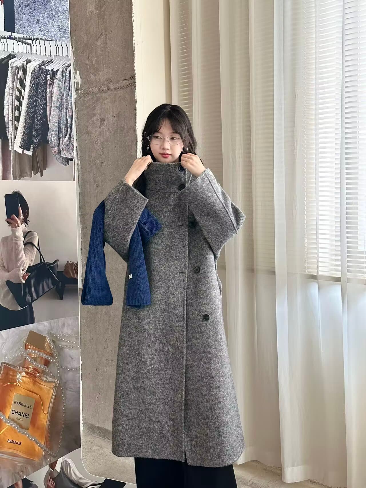 실사 고급 높은 품질 정통 양면 양모 코트 2026 겨울 새로운 상세 이미지 7