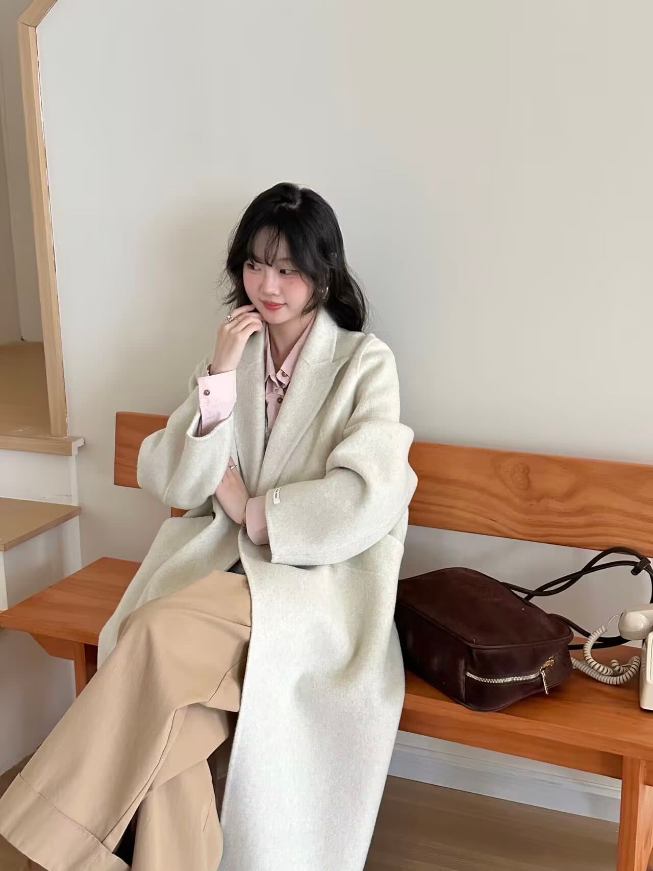 실사 고급 높은 품질 정통 양면 양모 코트 2026 겨울 새로운 상세 이미지 13