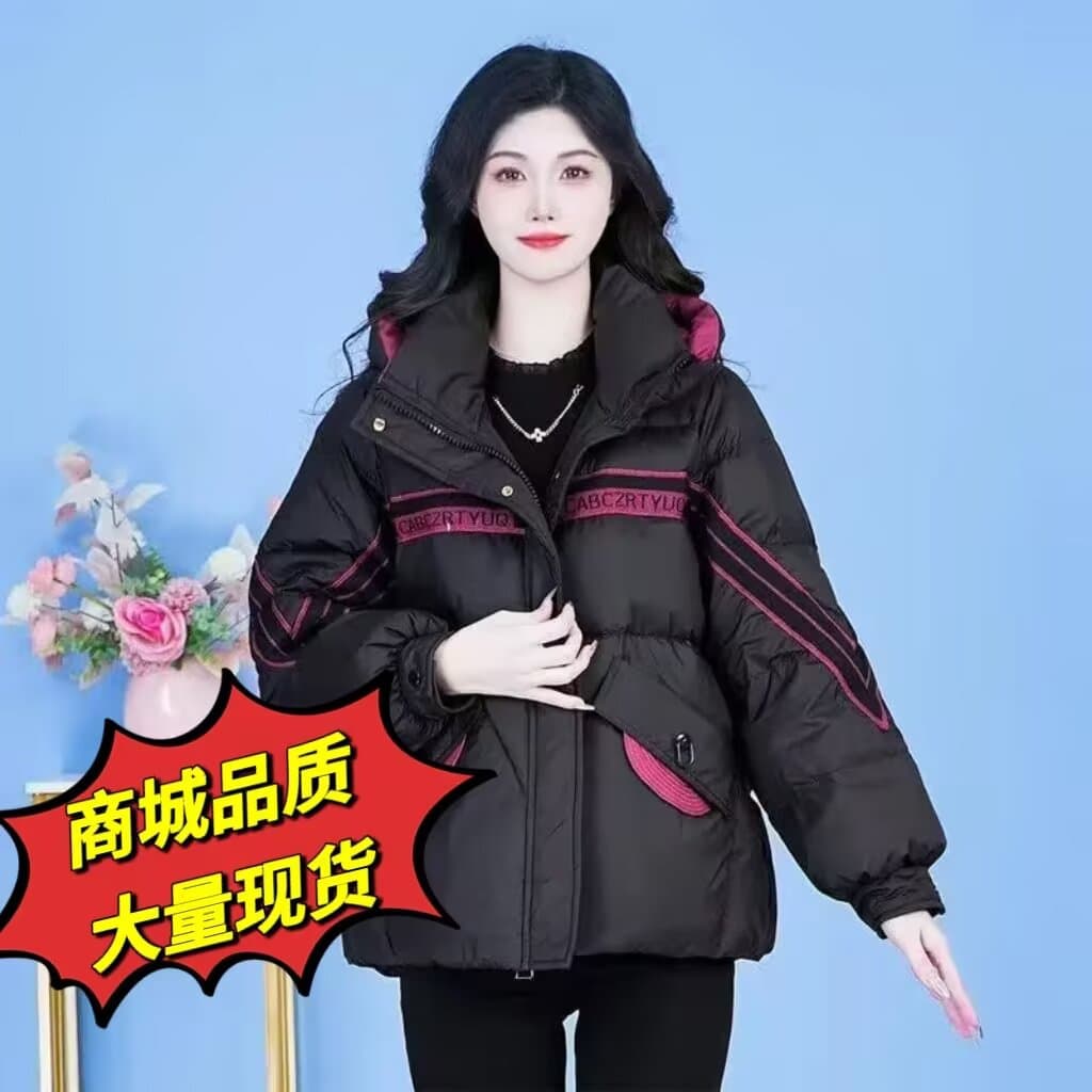 가을 겨울 새로운 패션 품격 외국 가스 보온 두꺼운 슬림해 보이는 면 의류 루즈핏 재킷 여성 레저 다용도