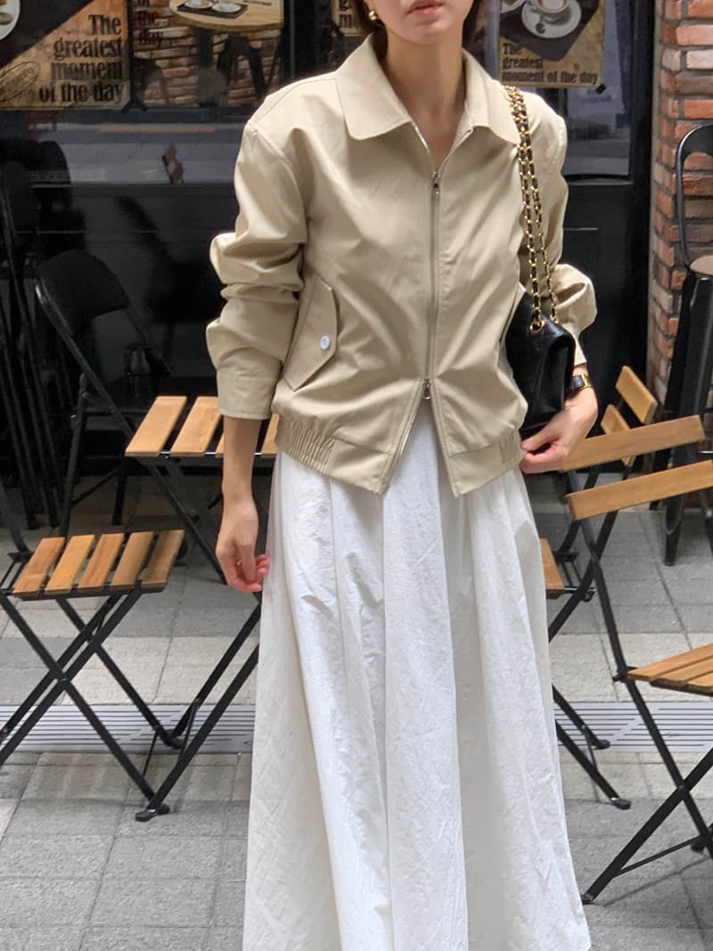 한국 chic 가을 겨울 패션 양방향 지퍼 재킷 재킷 상세 이미지 21