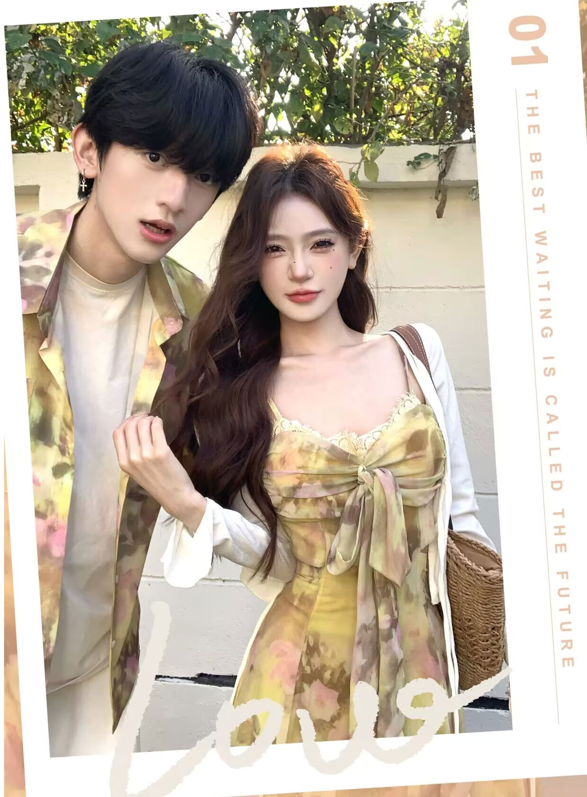 실사 2026 새로운 꽃무늬 슬립 여성 드레스 새로운 남녀 커플 휴가 바람 튜브탑 품격 롱 스커트 상세 이미지 6