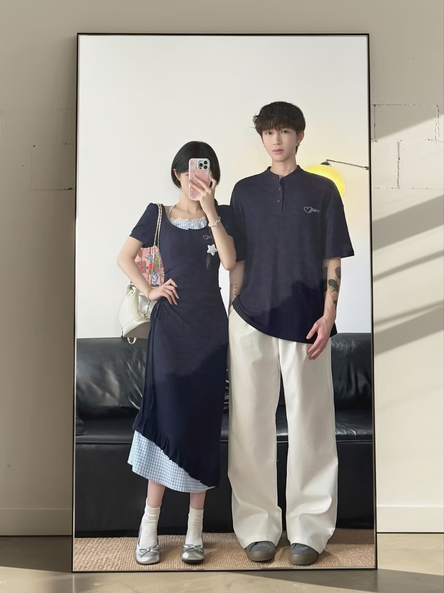 실사 2026 달콤한 매운맛 바람 페이크 레이어드 여성 드레스 여름 품격 슬림해 보이는 작은 키 아름다운 치마 상세 이미지 6